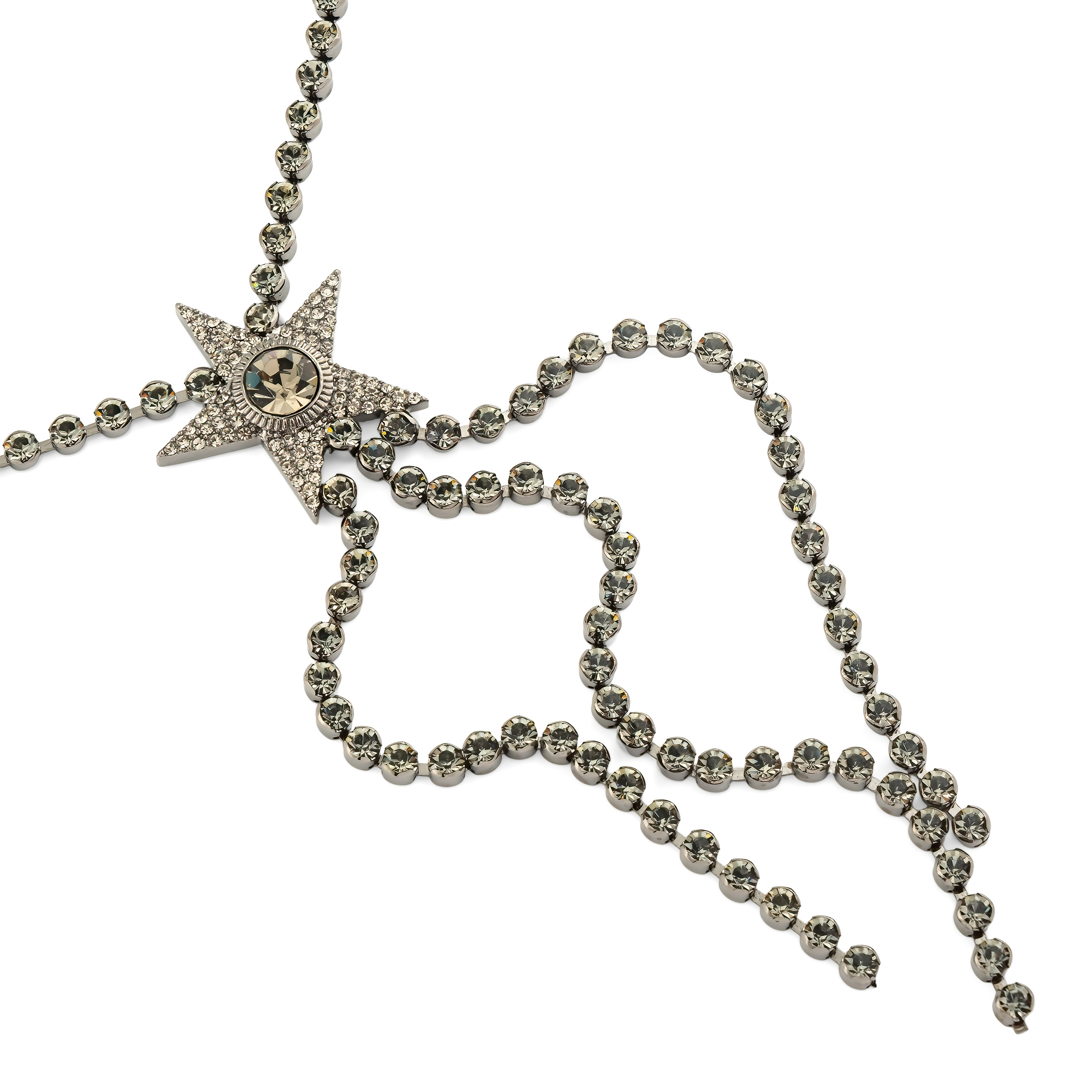Black necklace with stars