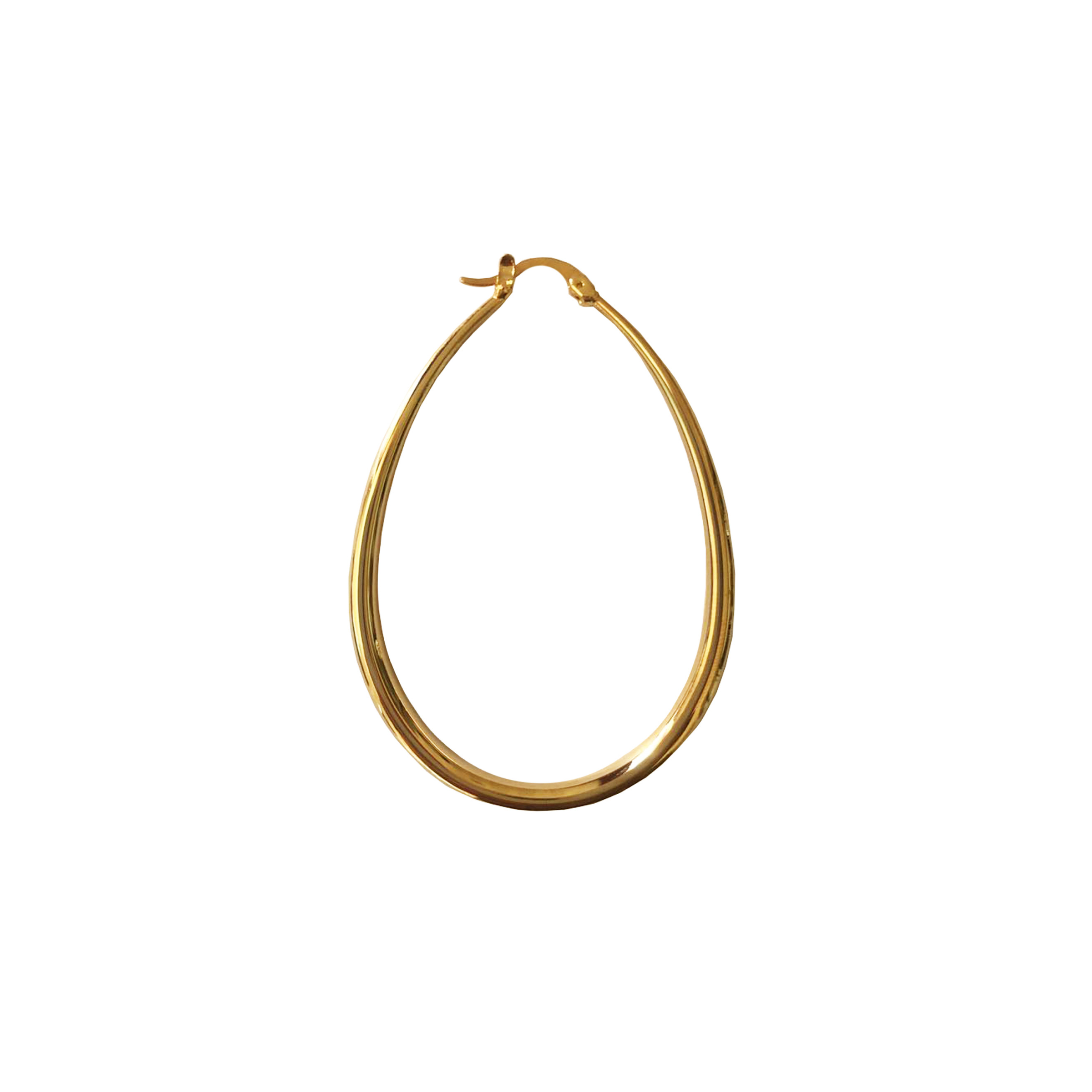 stilla earrings with hibryd moor gold-plated charm