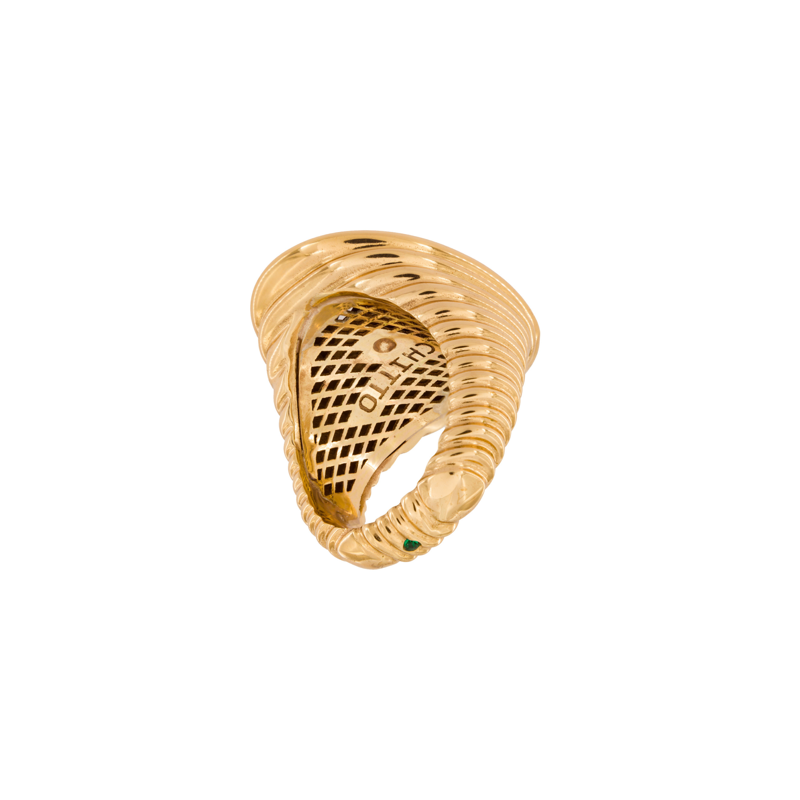 Obiter mechanism ring + brave moor polished