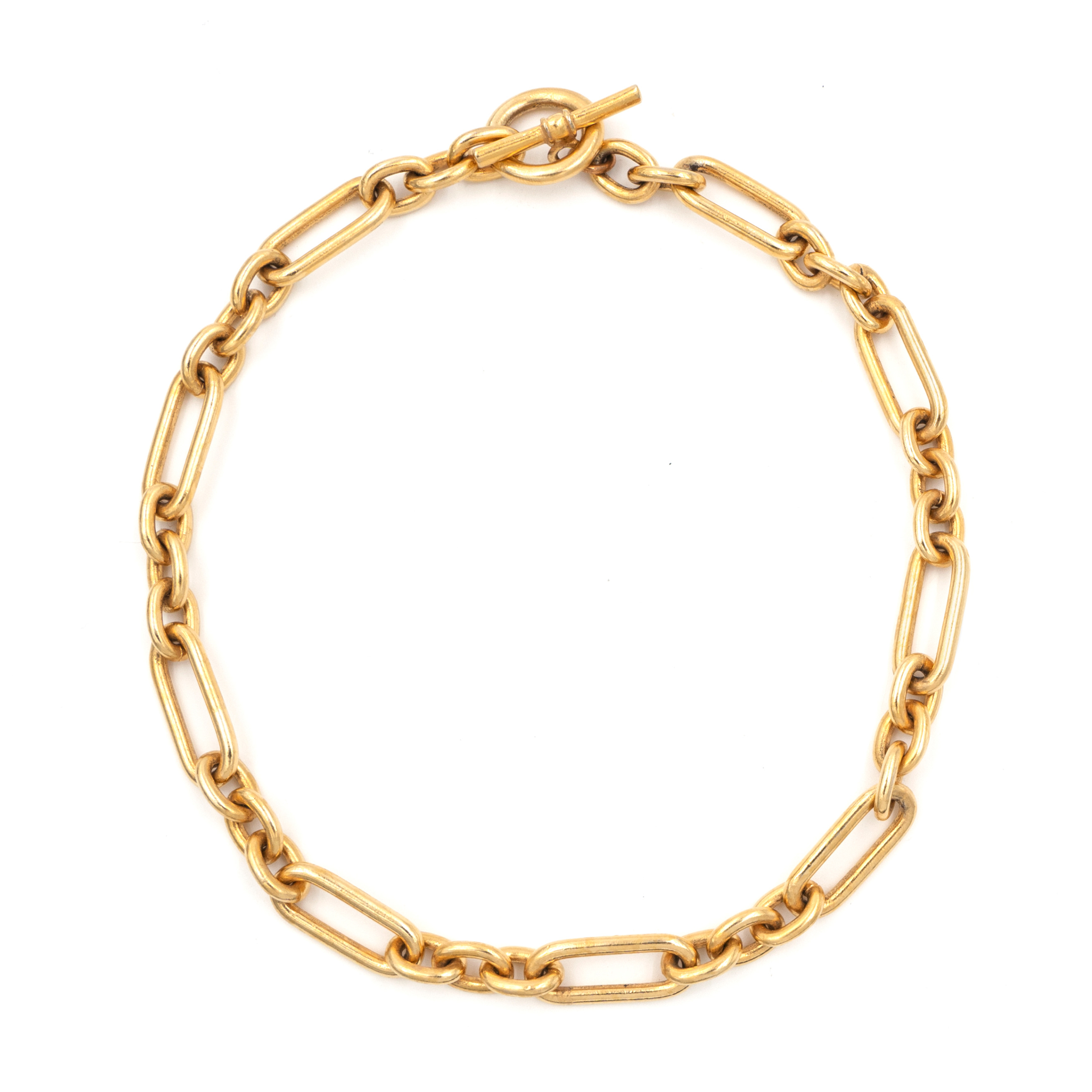 Gold-plated Georgina necklace