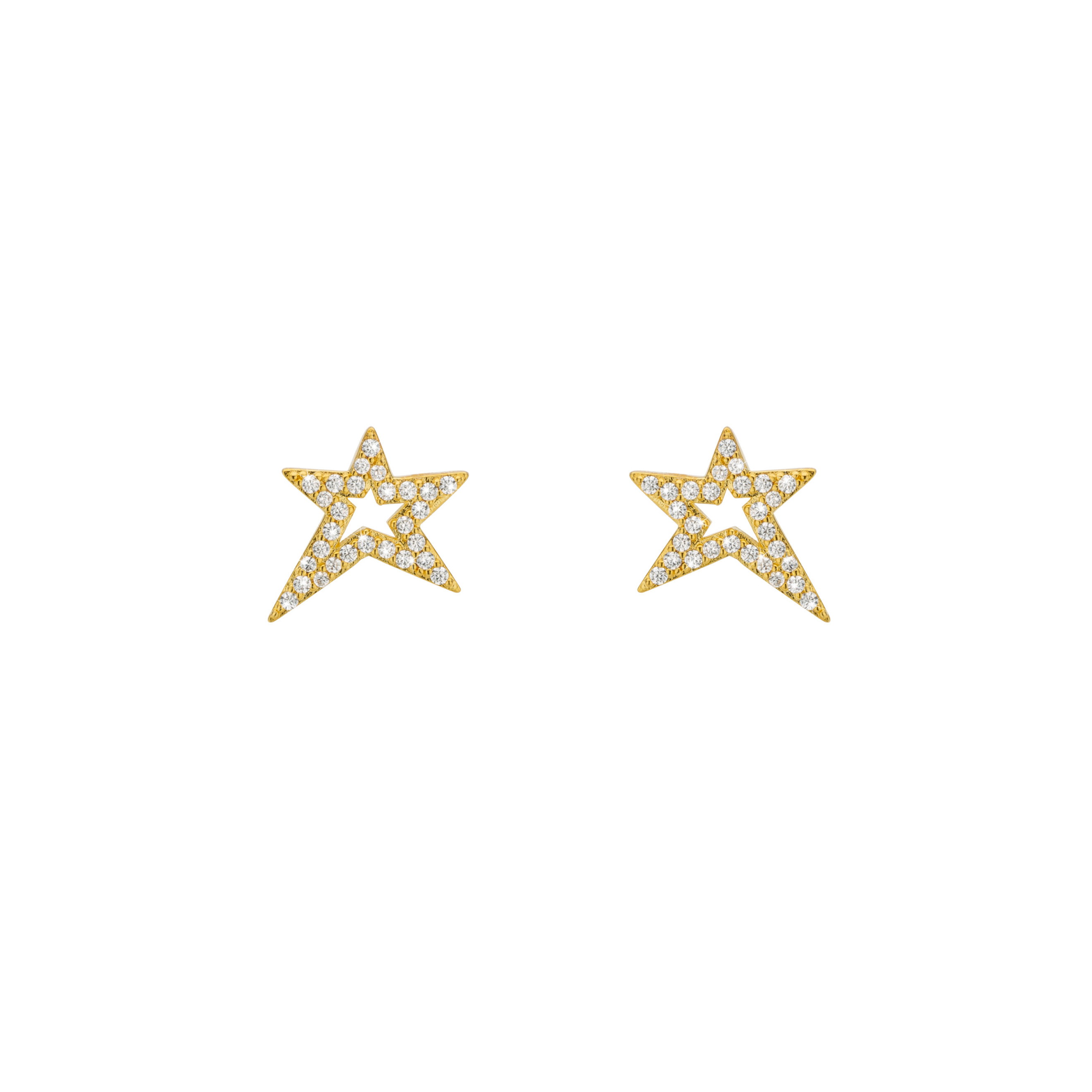 Gold-plated LITTLE STARDUST Star Earrings