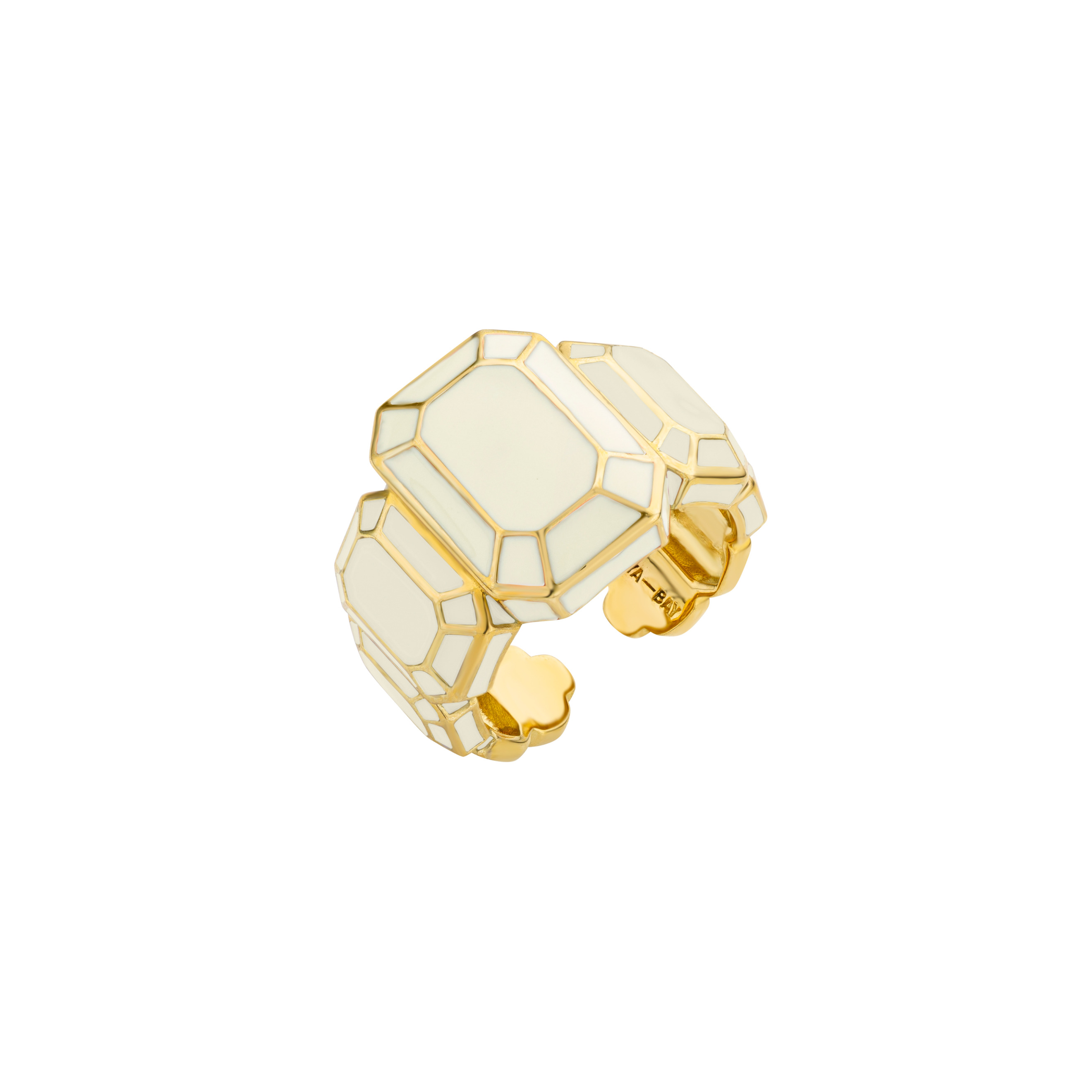 Позолоченное кольцо IVORY BIG DIAMOND
