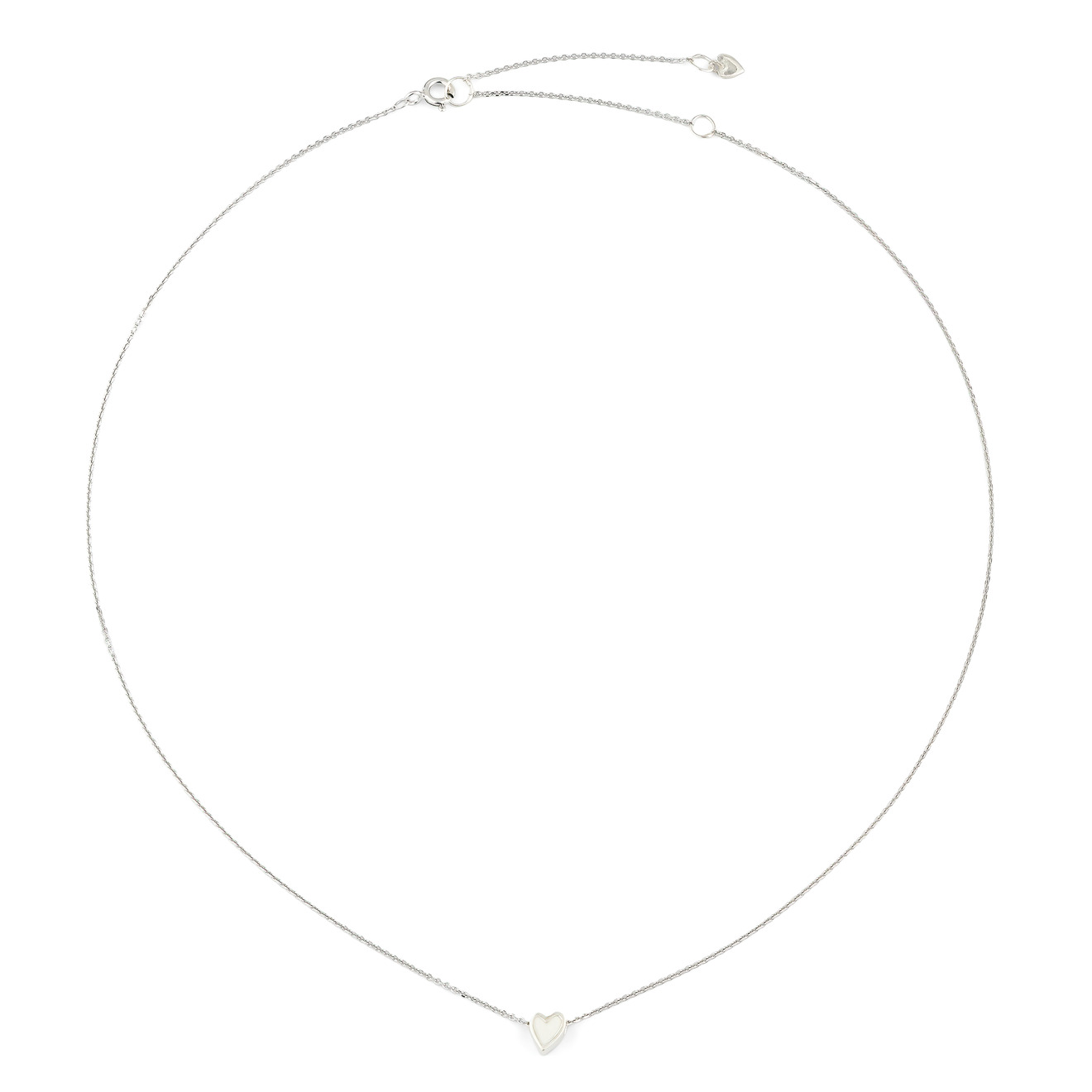 УРА jewelry Подвеска-сердце из серебра с эмалью