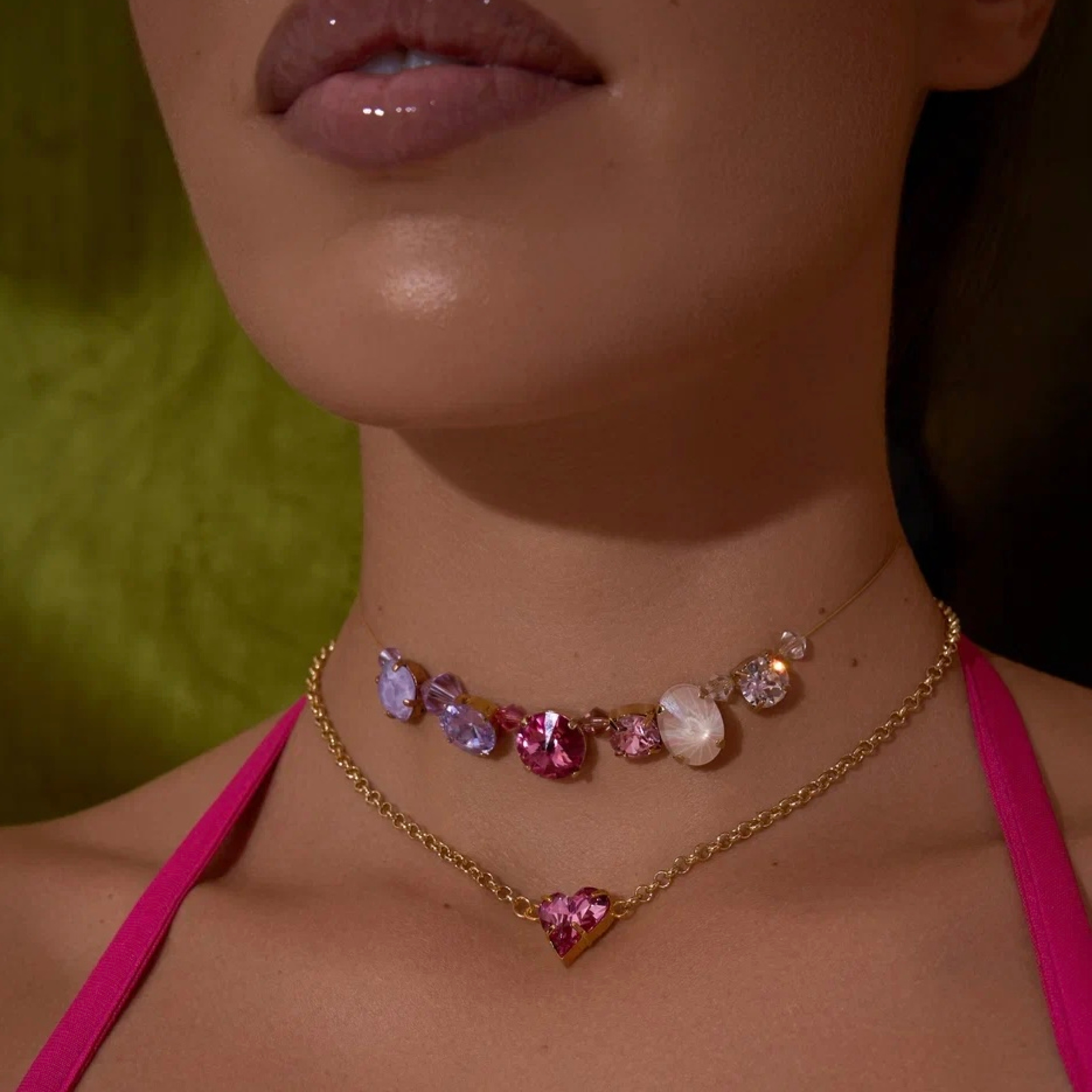 Колье Sweetheart. Pink