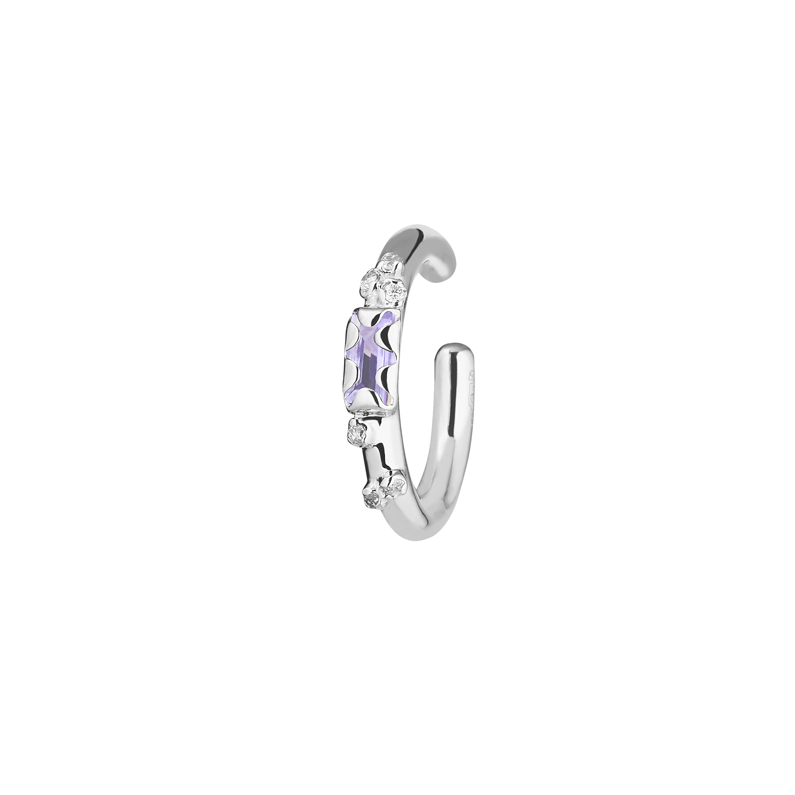Cuff with tanzanite and diamonds