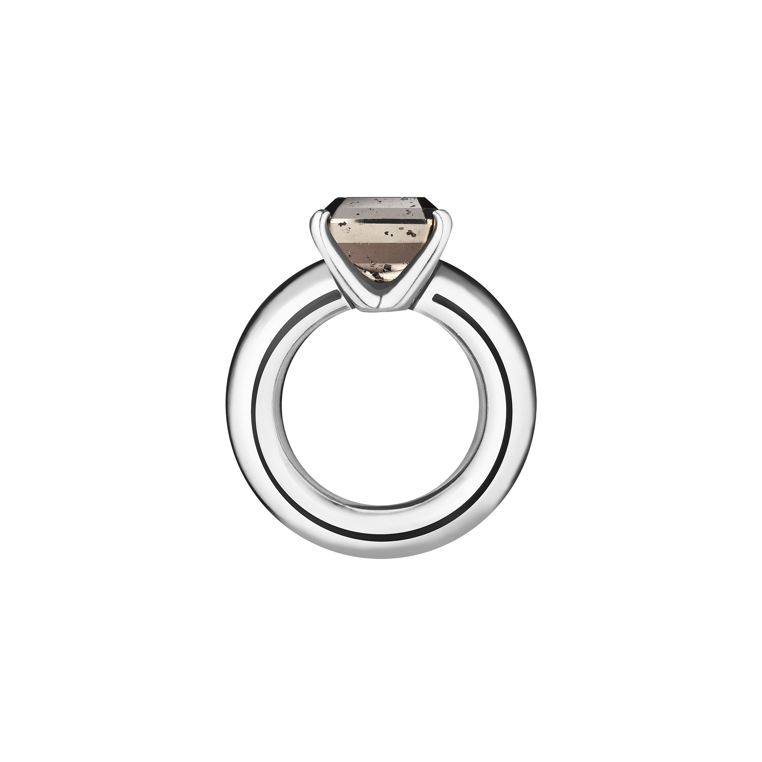 Кольцо из серебра Cartoon Ring с пиритом