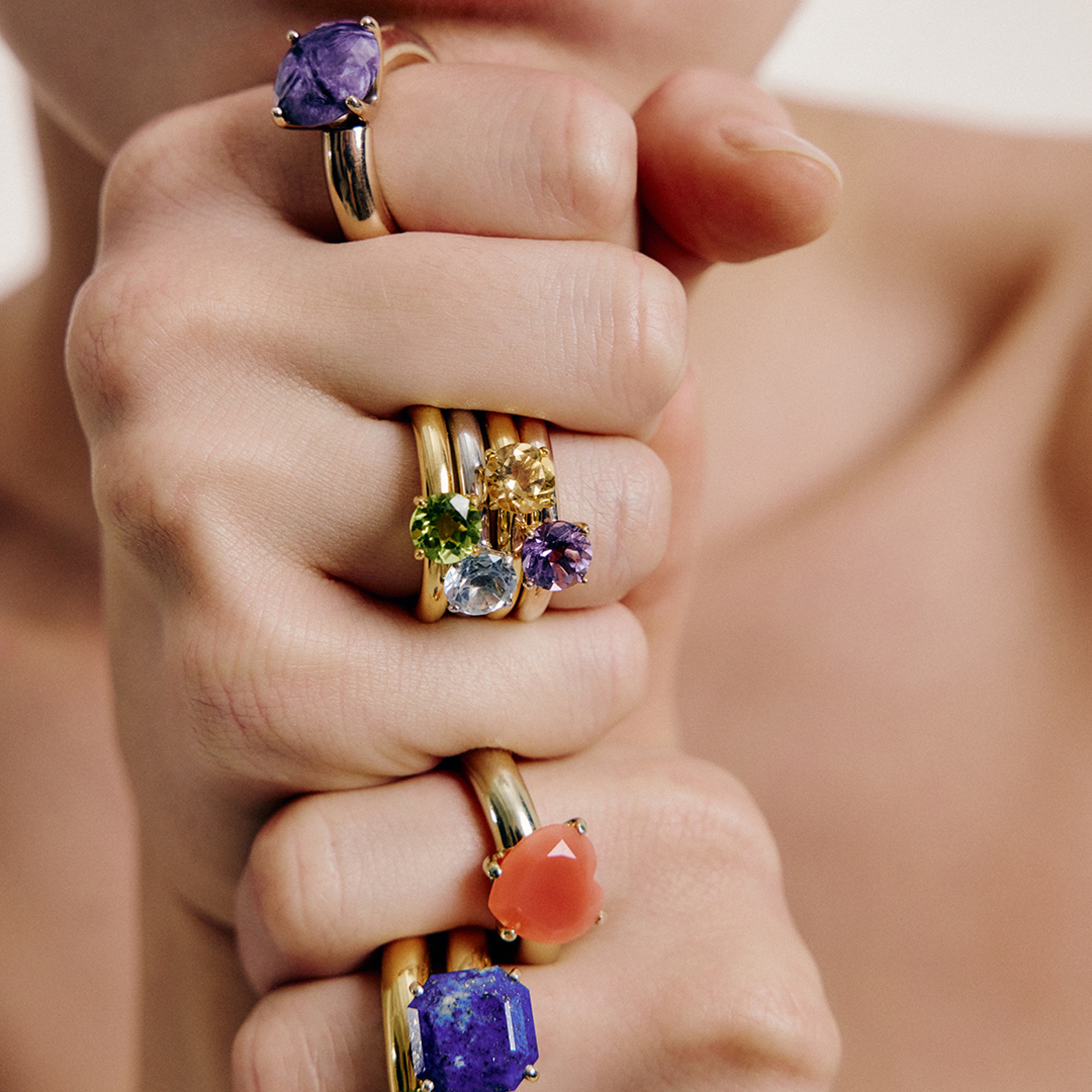 Кольцо из серебра Cartoon Ring с пиритом