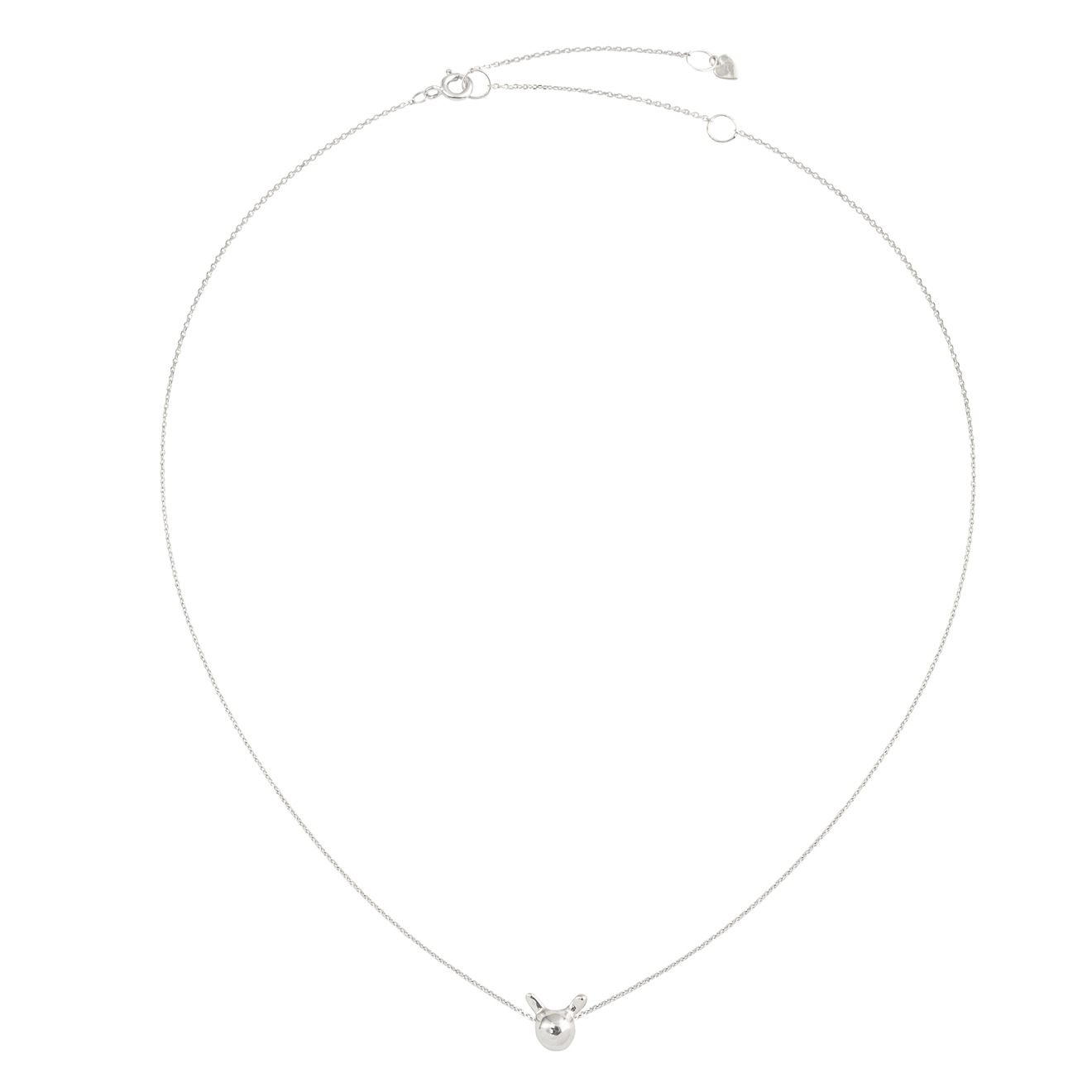 УРА jewelry Подвеска Зайка из серебра ура jewelry колье галстук из серебра с позолоченными звездами