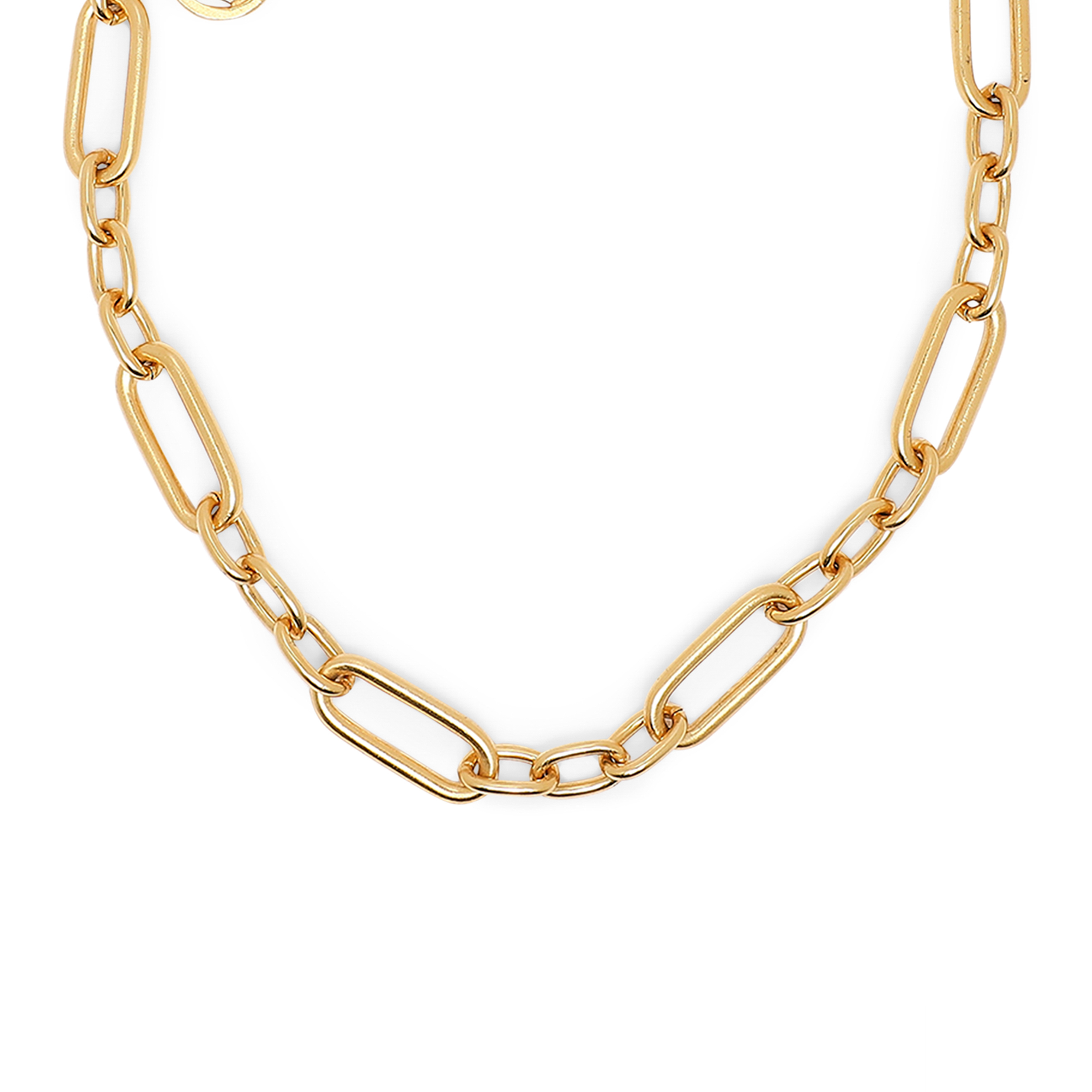 Gold-plated Georgina necklace