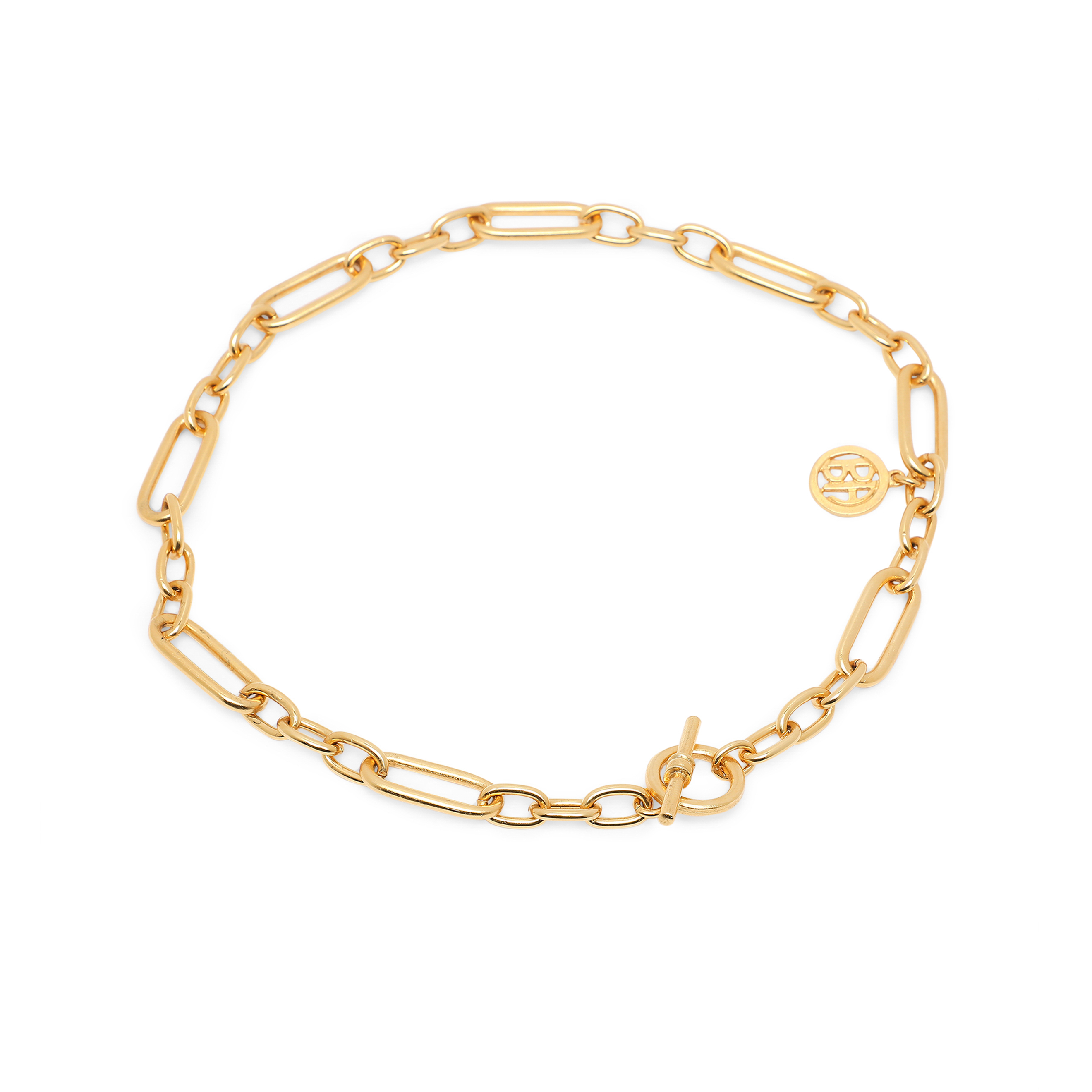 Gold-plated Georgina necklace
