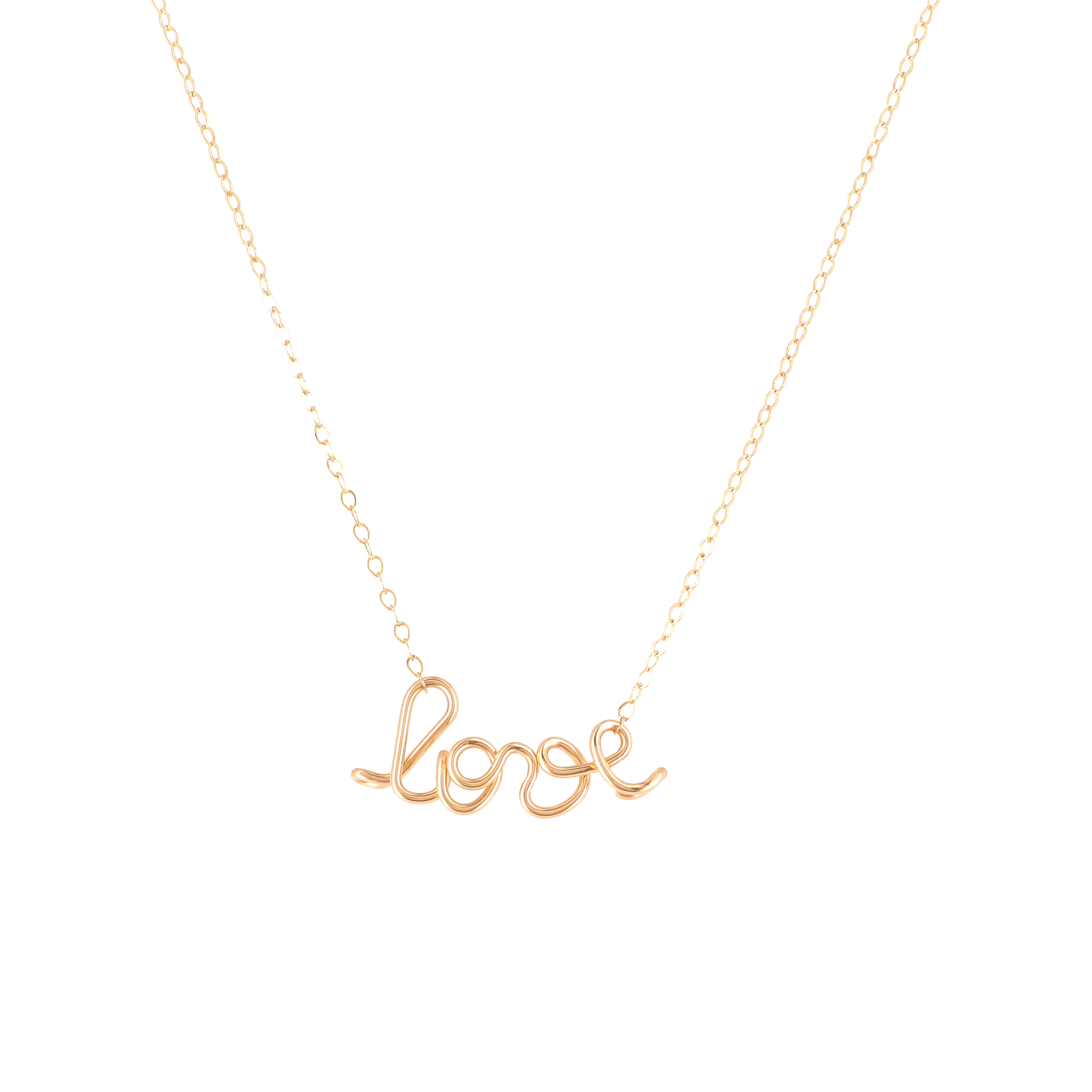 original richelieu necklace love in yellow gold