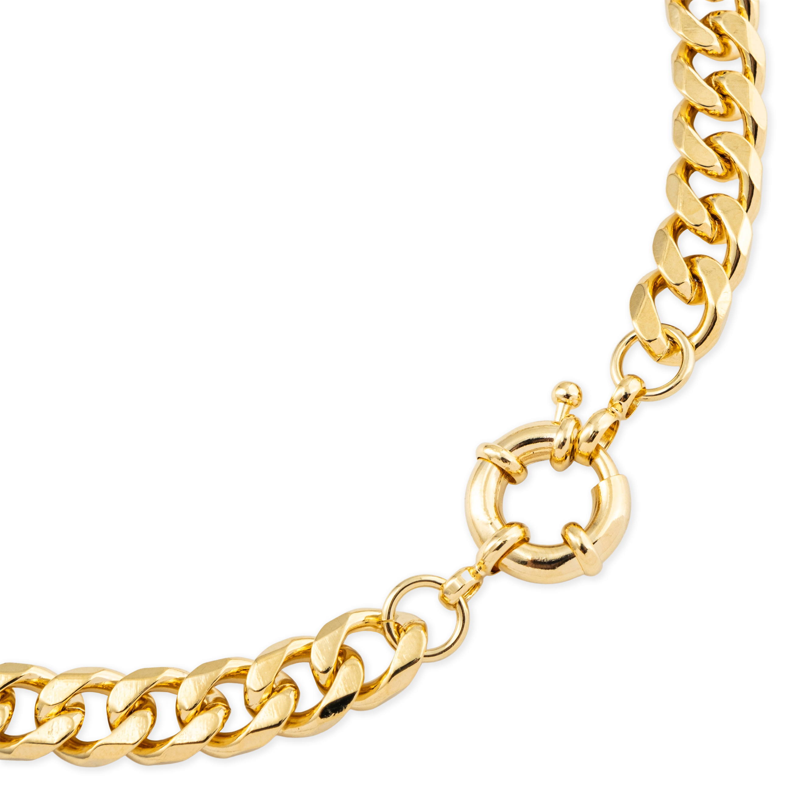 chain with links of crystals