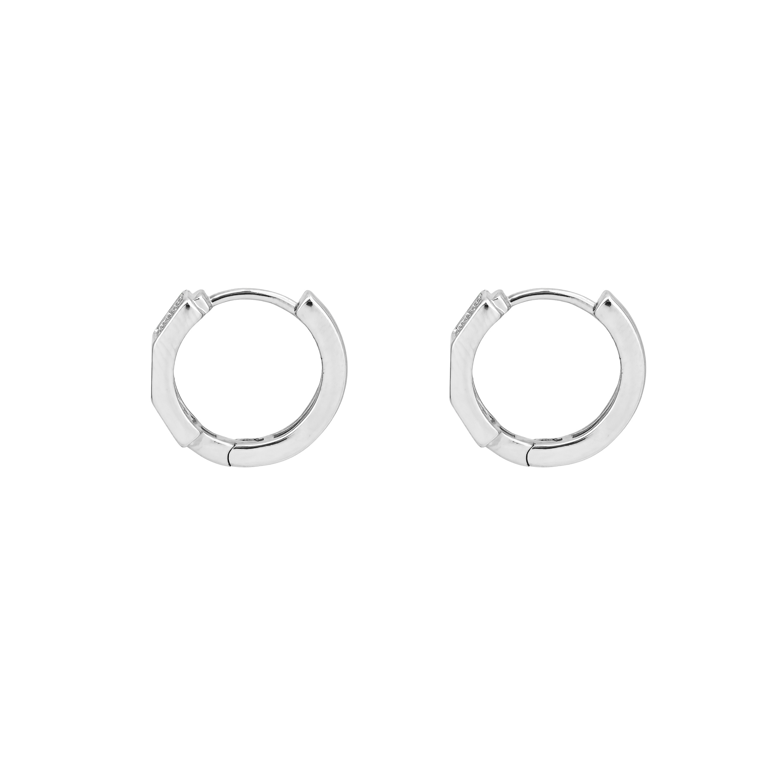 Faceted Crystal Ring Earrings