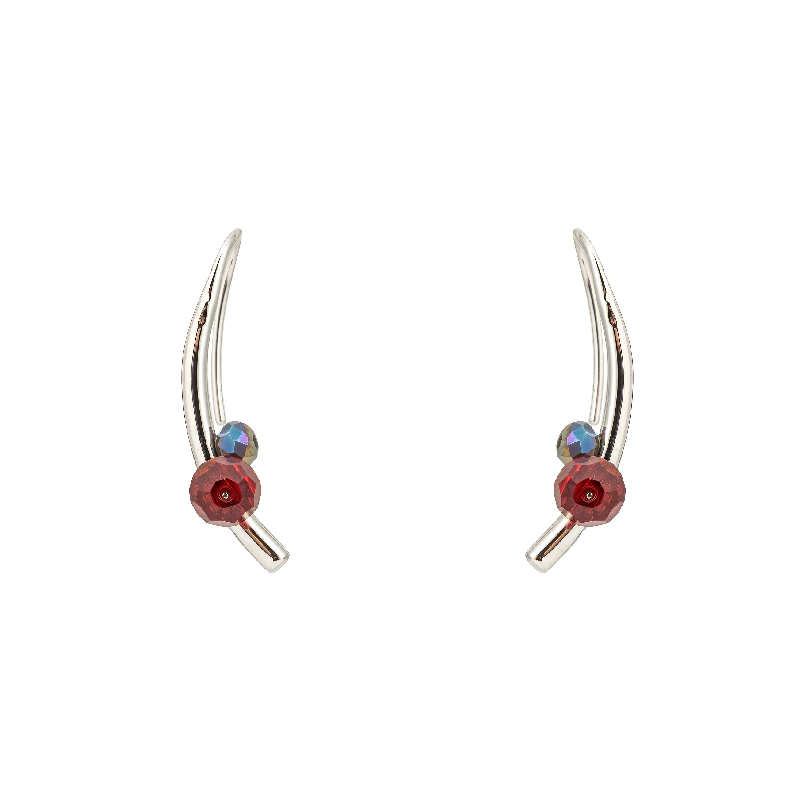 earrings with berrbeads