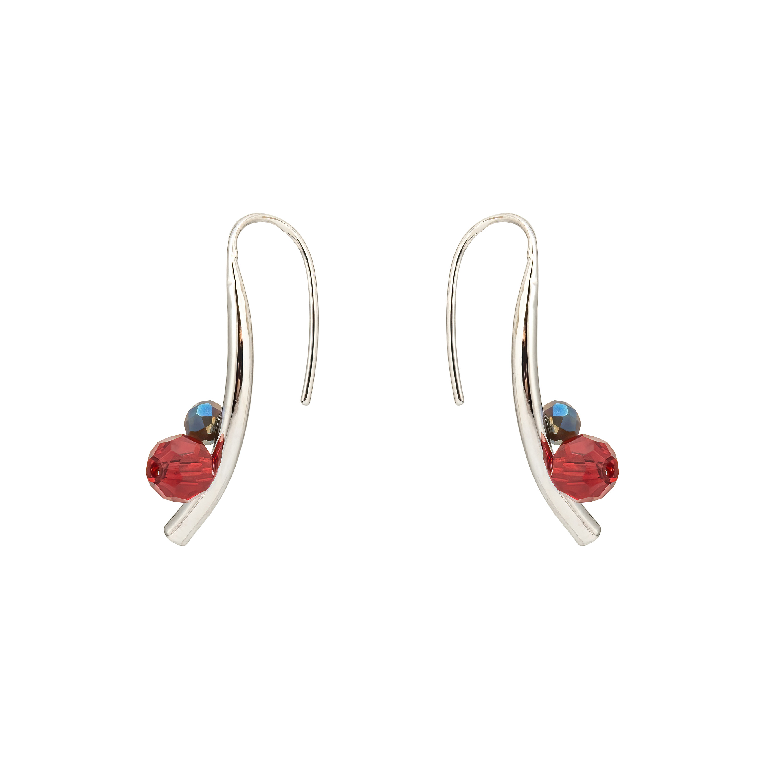 earrings with berrbeads