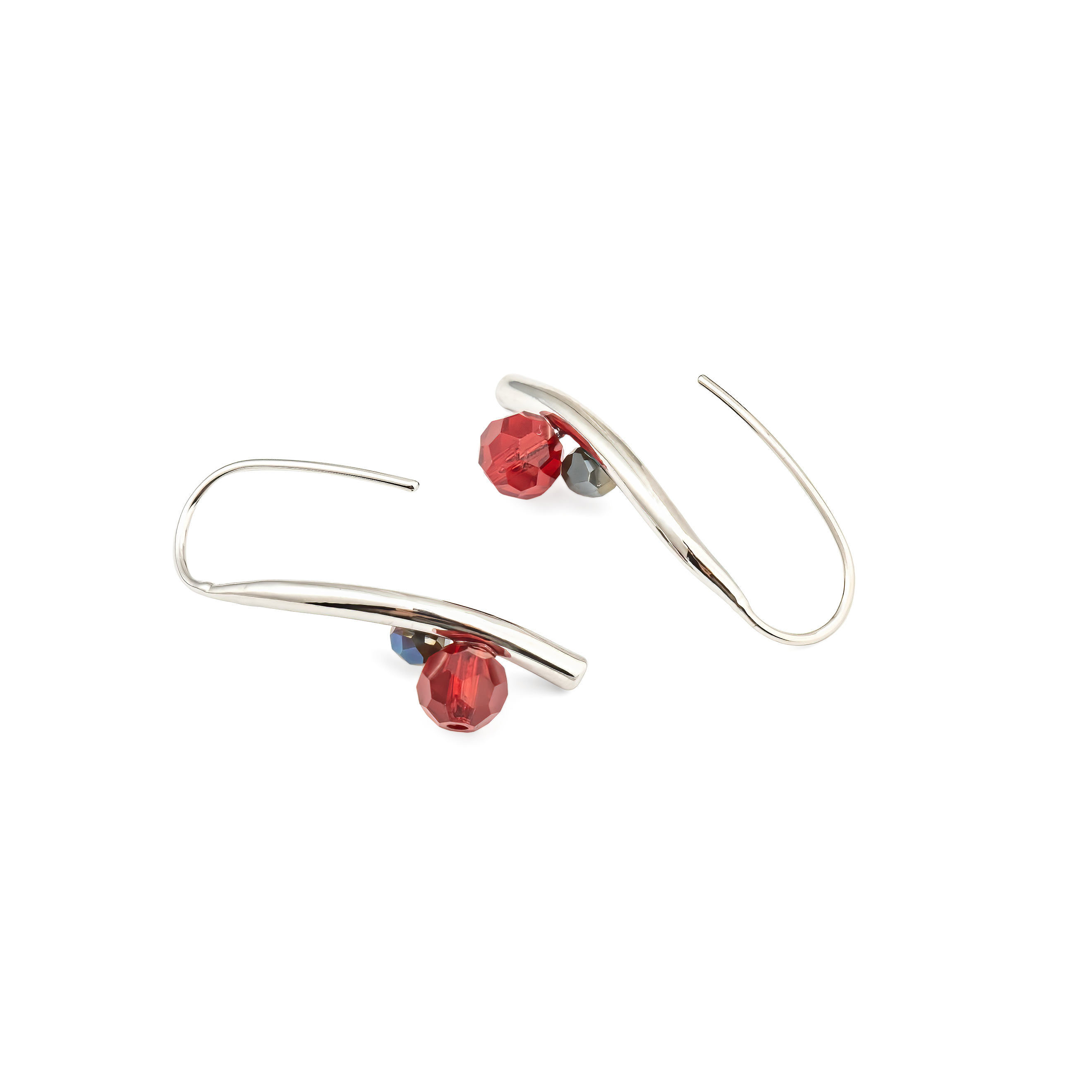 earrings with berrbeads