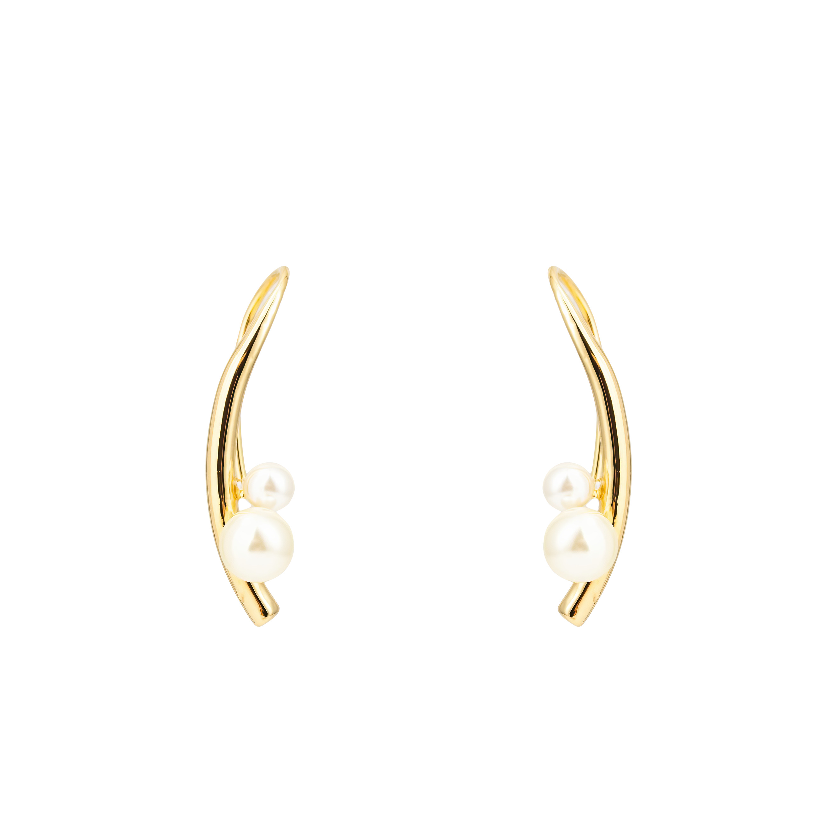 earrings with pearl beads
