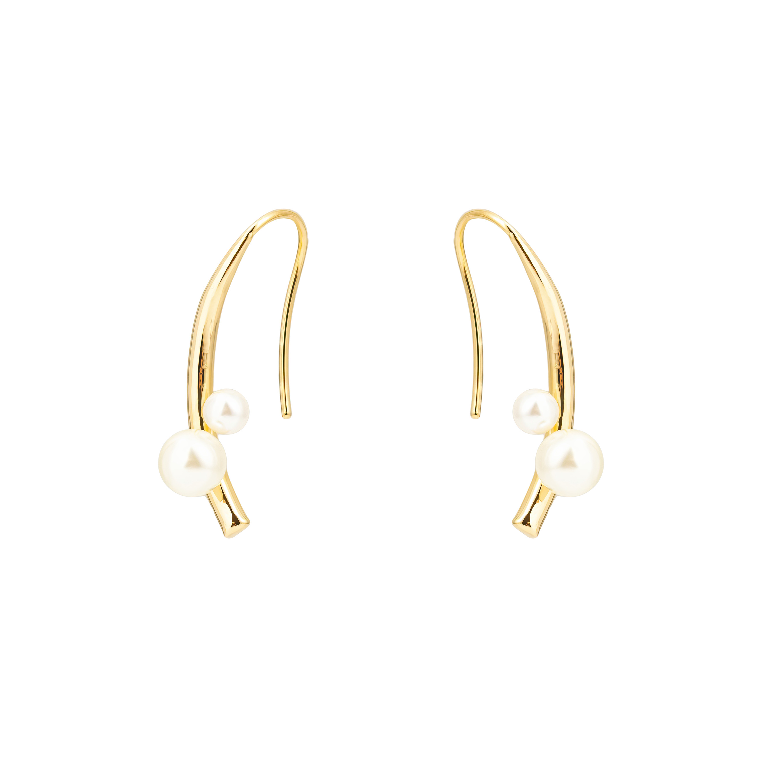 earrings with pearl beads