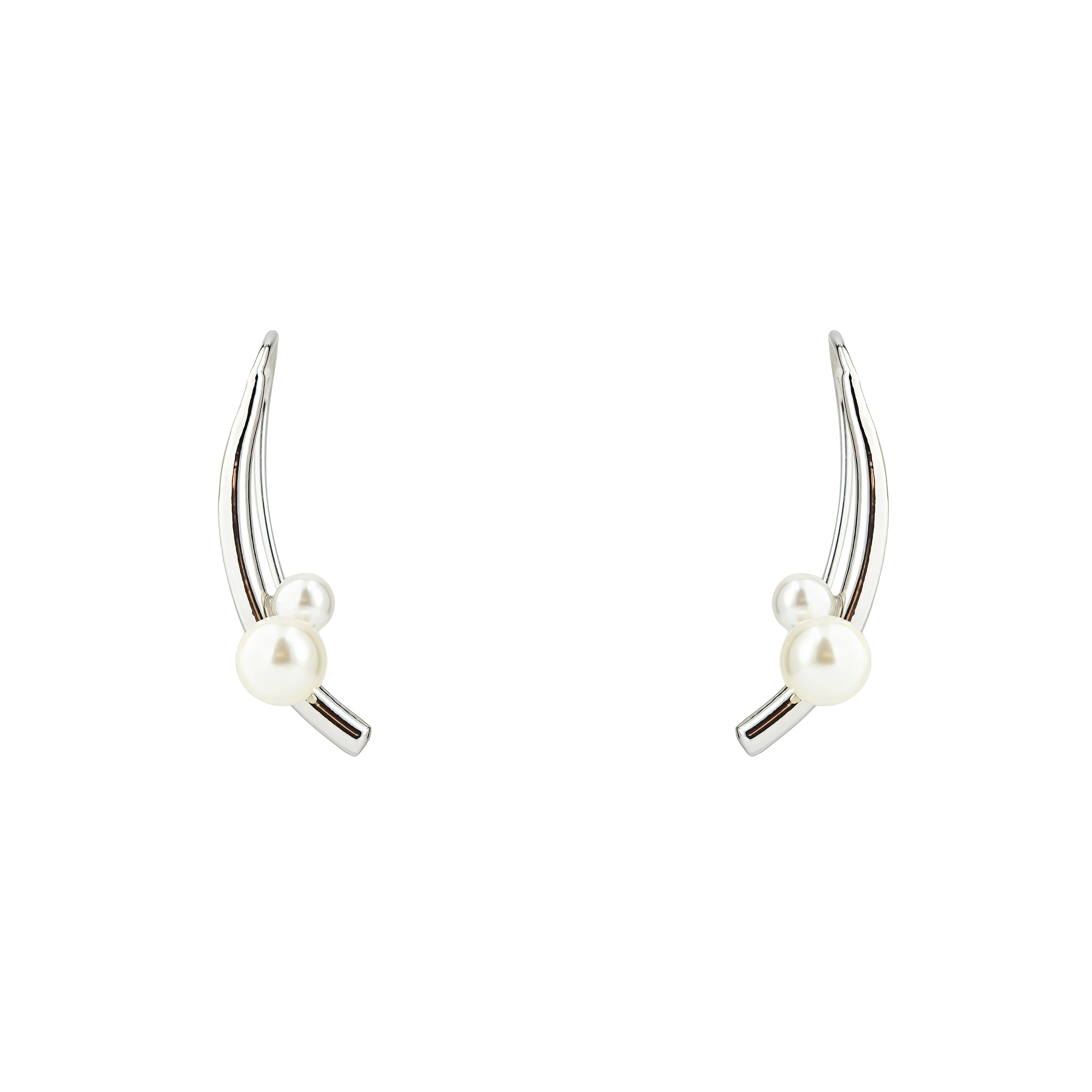 earrings with pearl beads