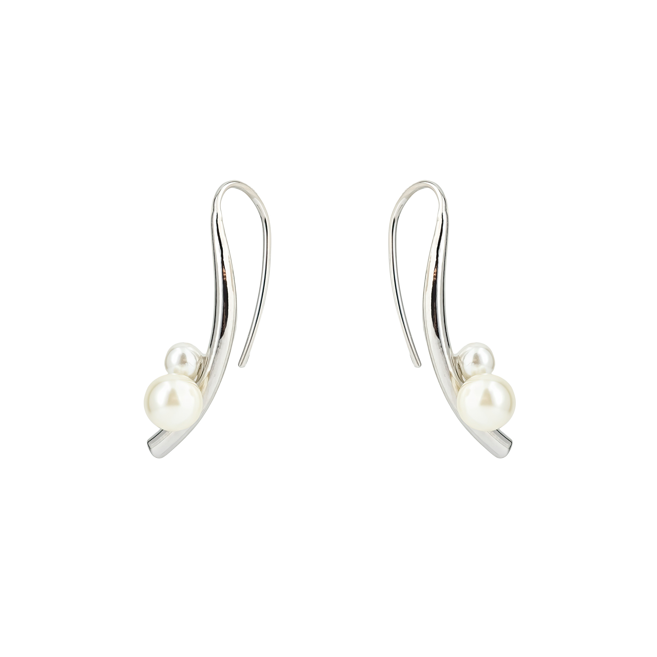 earrings with pearl beads