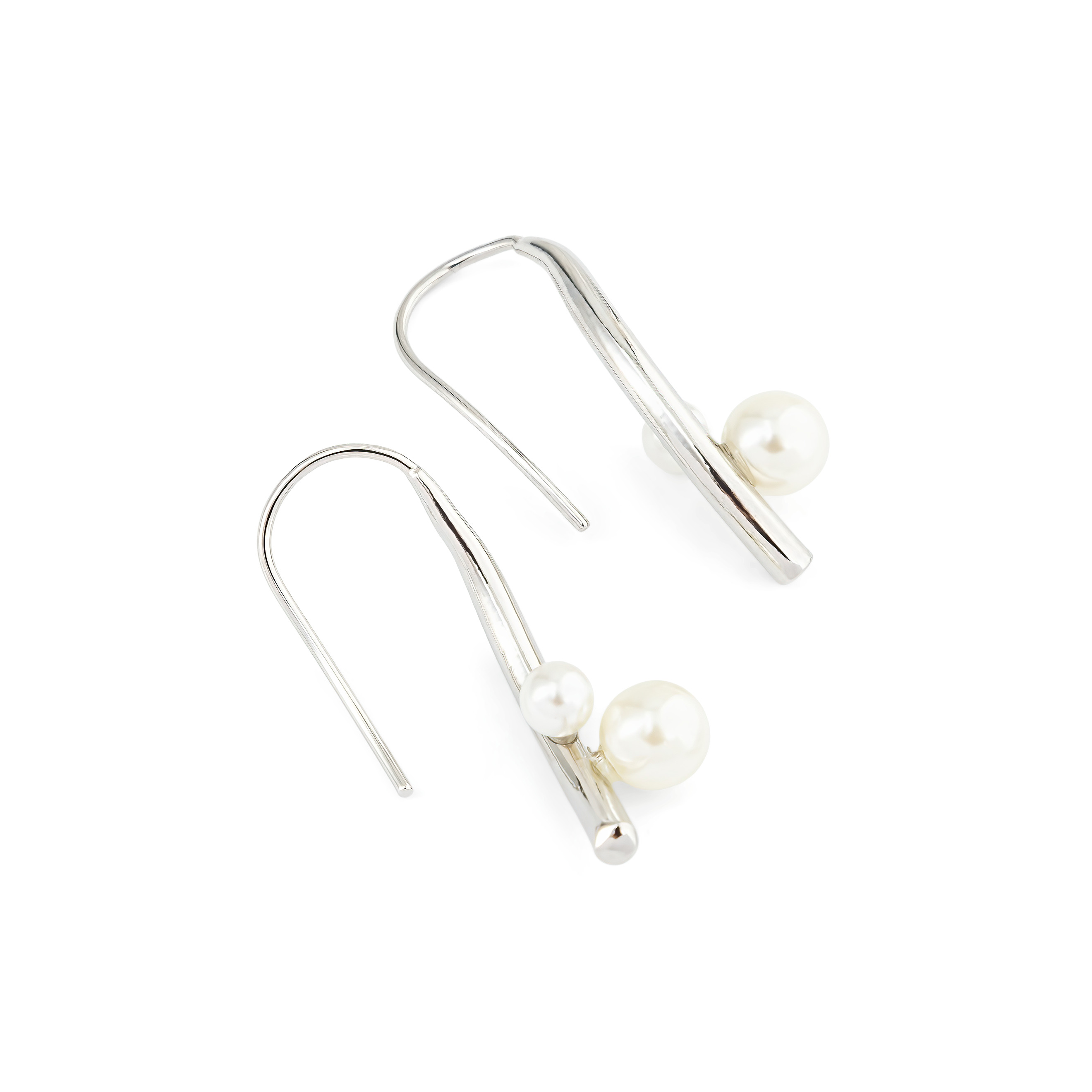 earrings with pearl beads