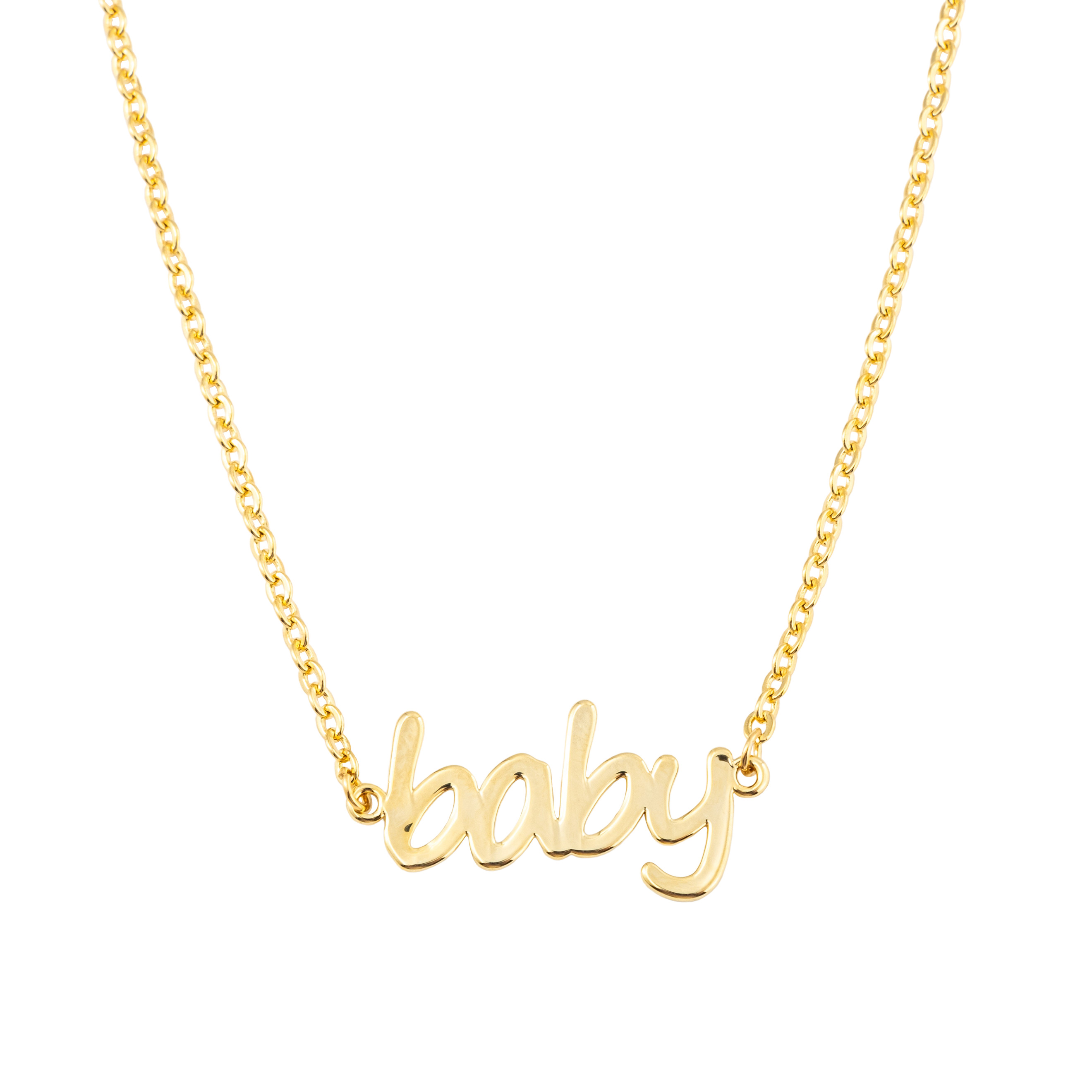 Золотистая подвеска Baby