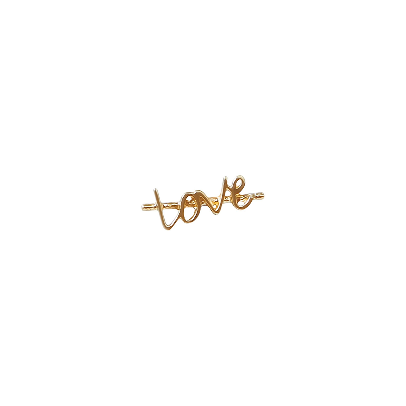 Монопусета из золота «Love»