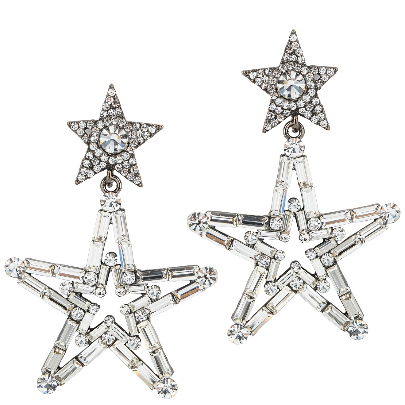 Herald Percy Серебристые серьги-звезды aqua серебристые стальные серьги звезды