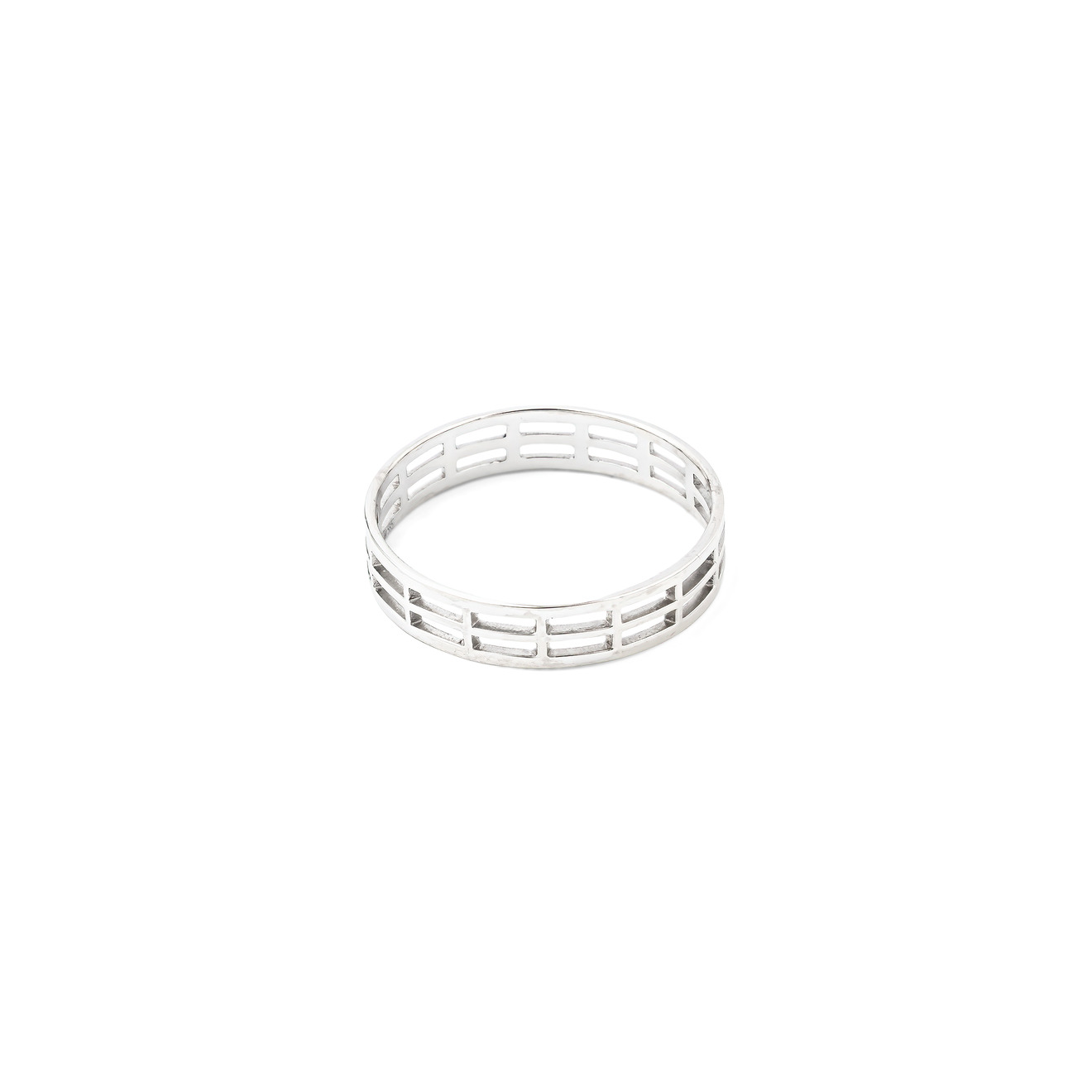 Prosto Jewelry Кольцо из белого золота 35 02 двойное кольцо из белого золота