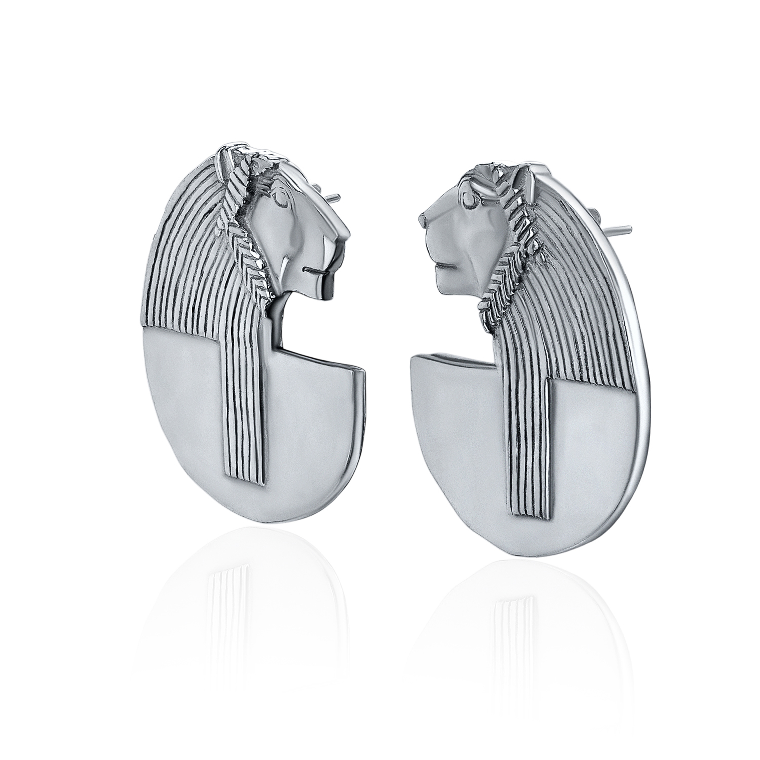 SEHMET Silver Earrings