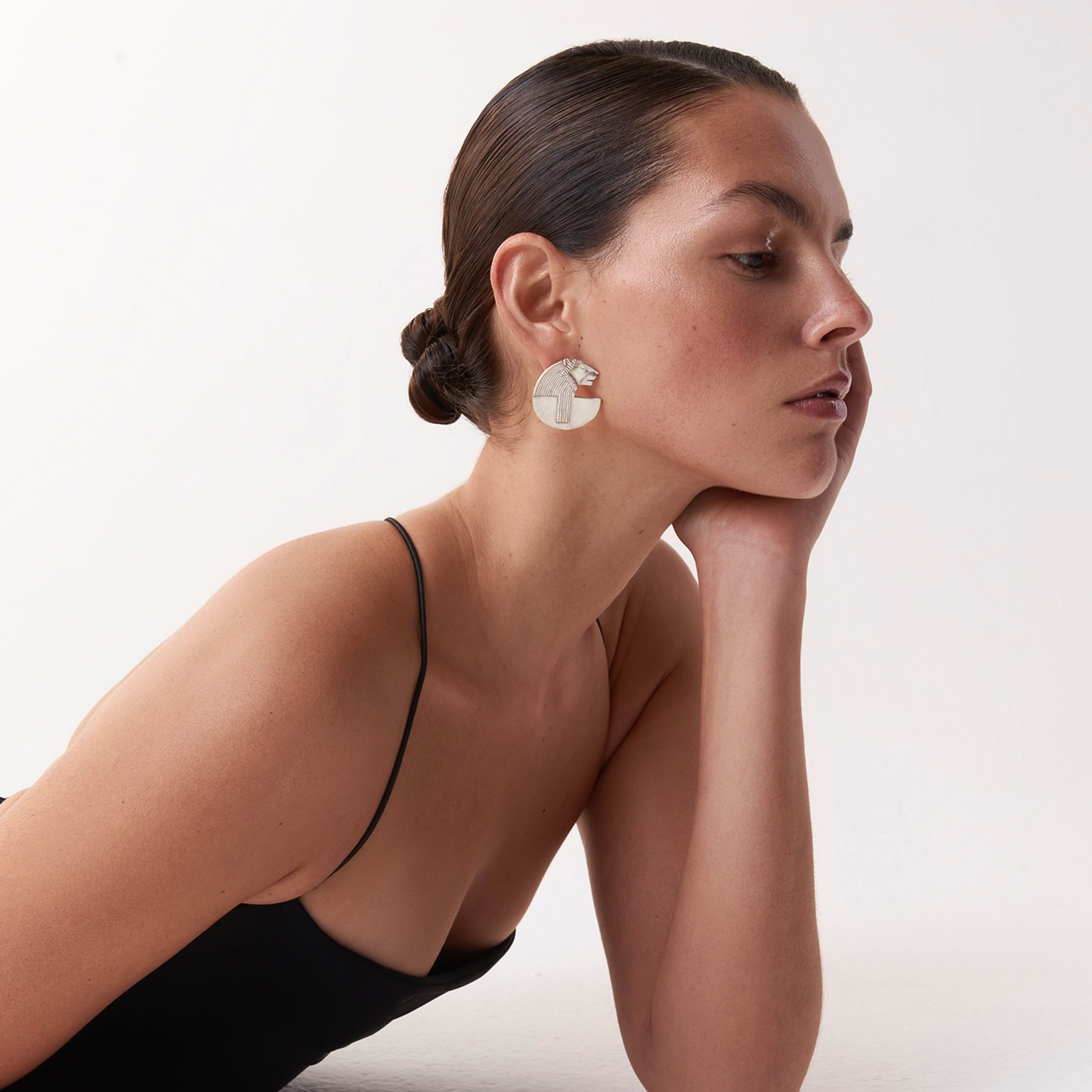 SEHMET Silver Earrings