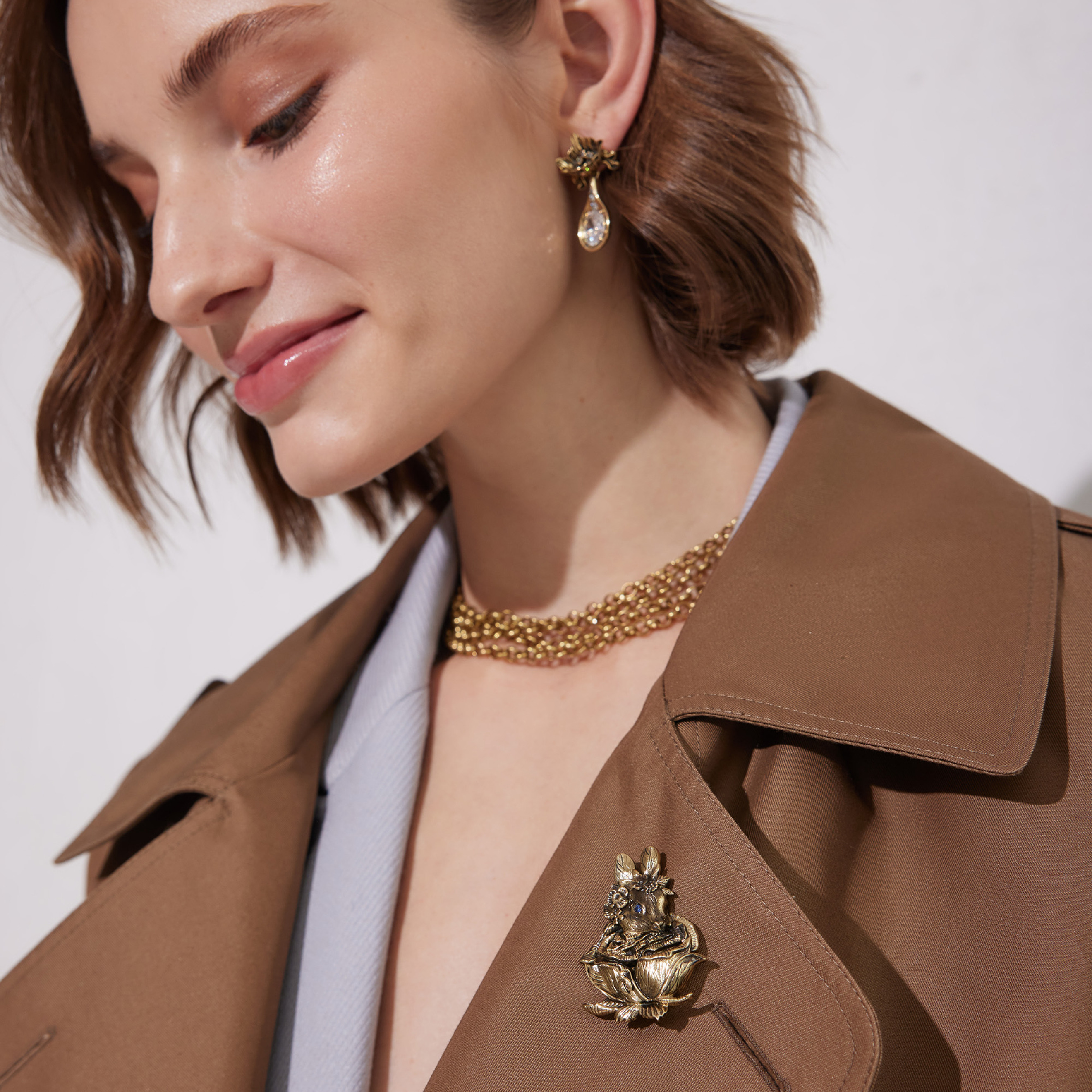 CONIGLIO Brooch