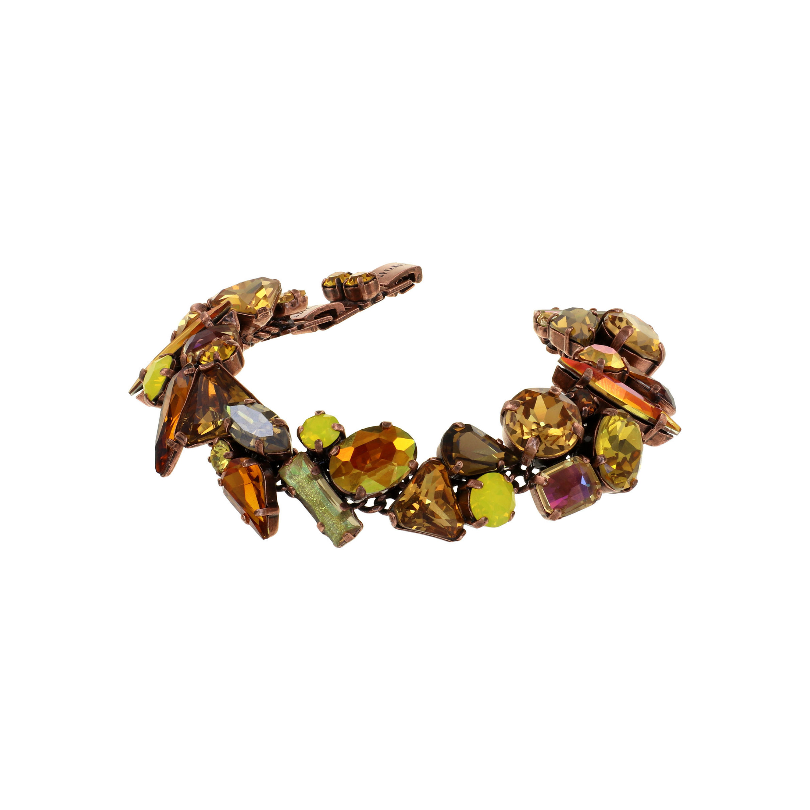 Gems Riot bracelet with amber crystals