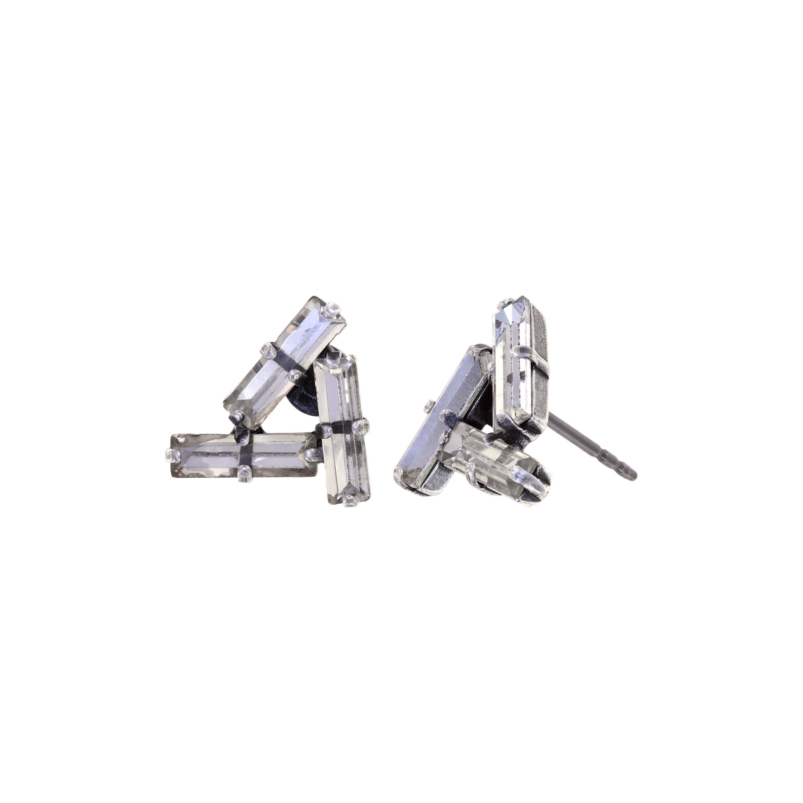Jumping Baguette Earrings