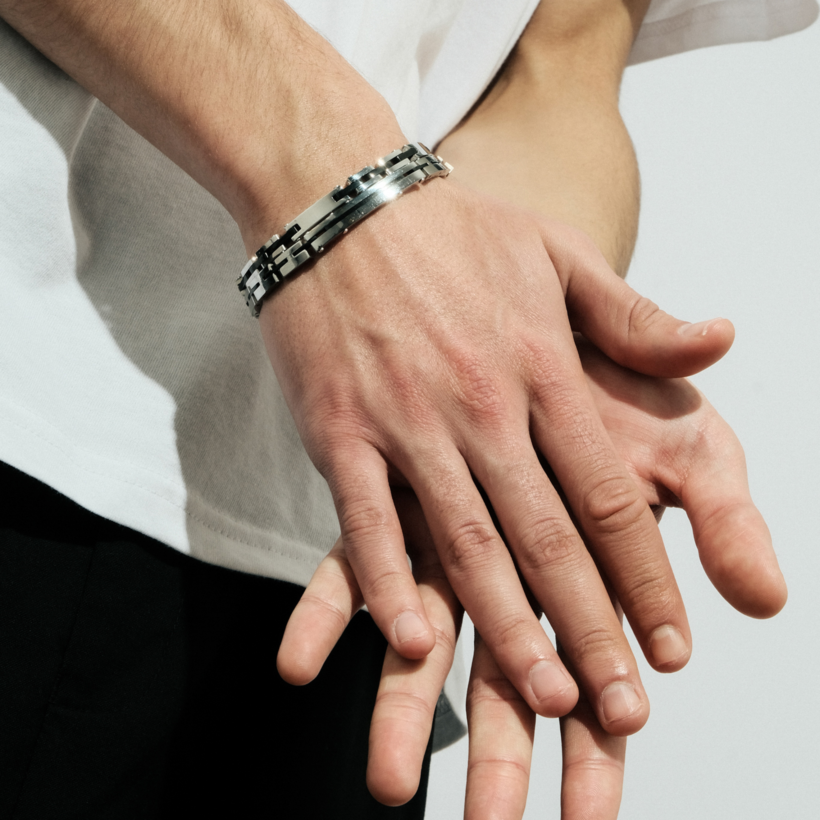 stainless steel IP-coated bracelet