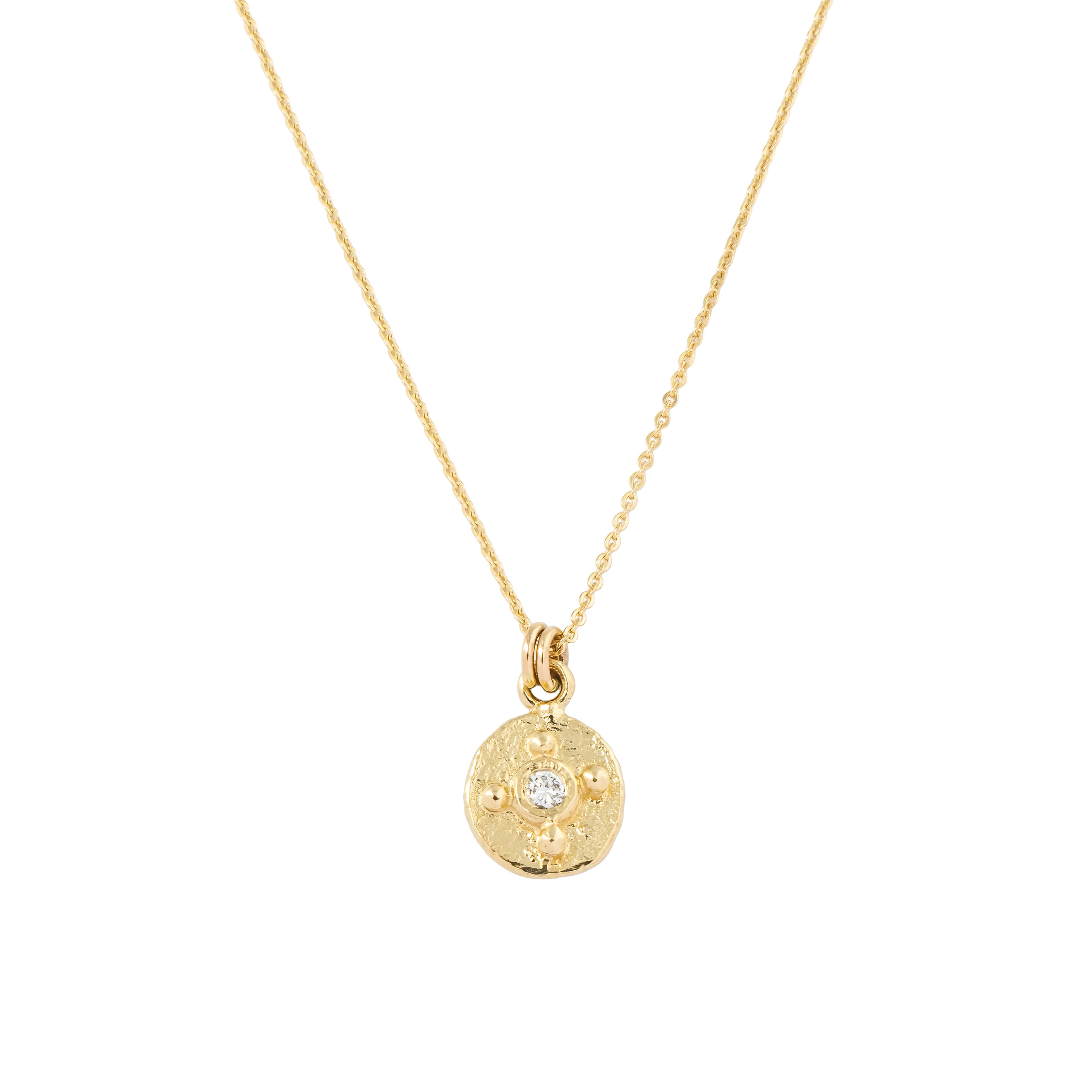 Кулоны и подвески Tilda Antique колье I из желтого золота с бриллиатом