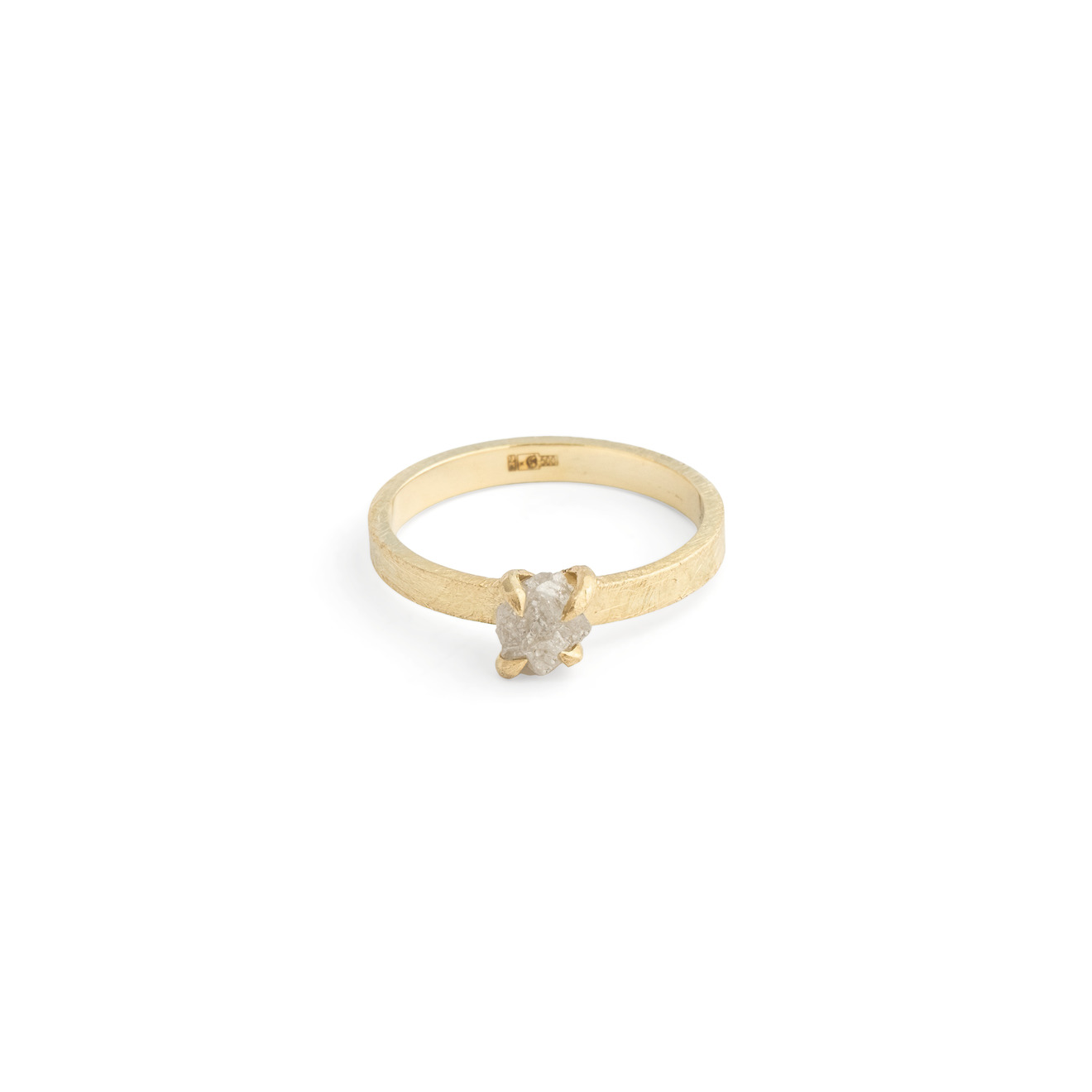 Kintsugi Jewelry Золотое кольцо Wild Power с кварцем