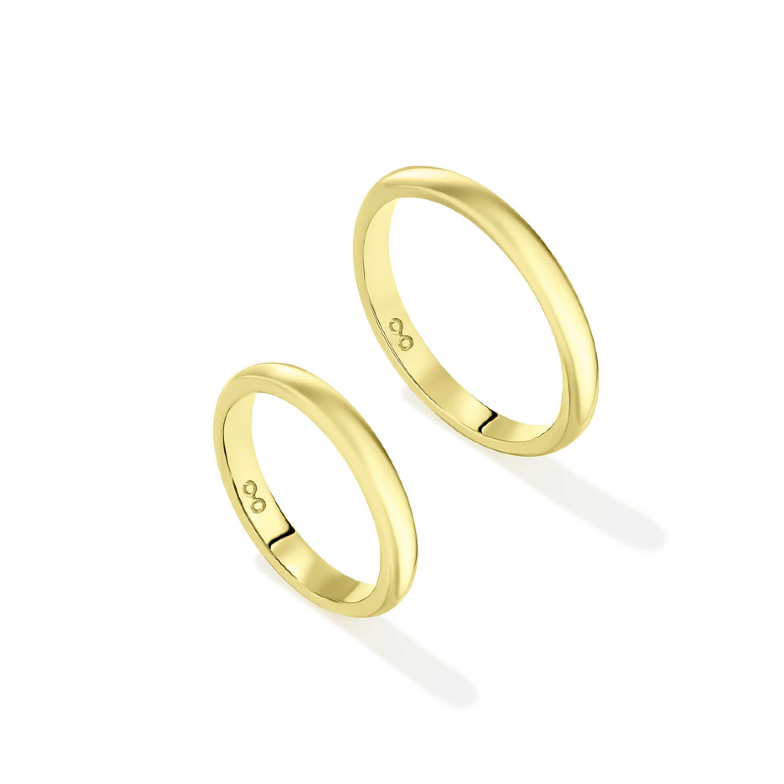 Flemish Thin Lemon Gold Ring