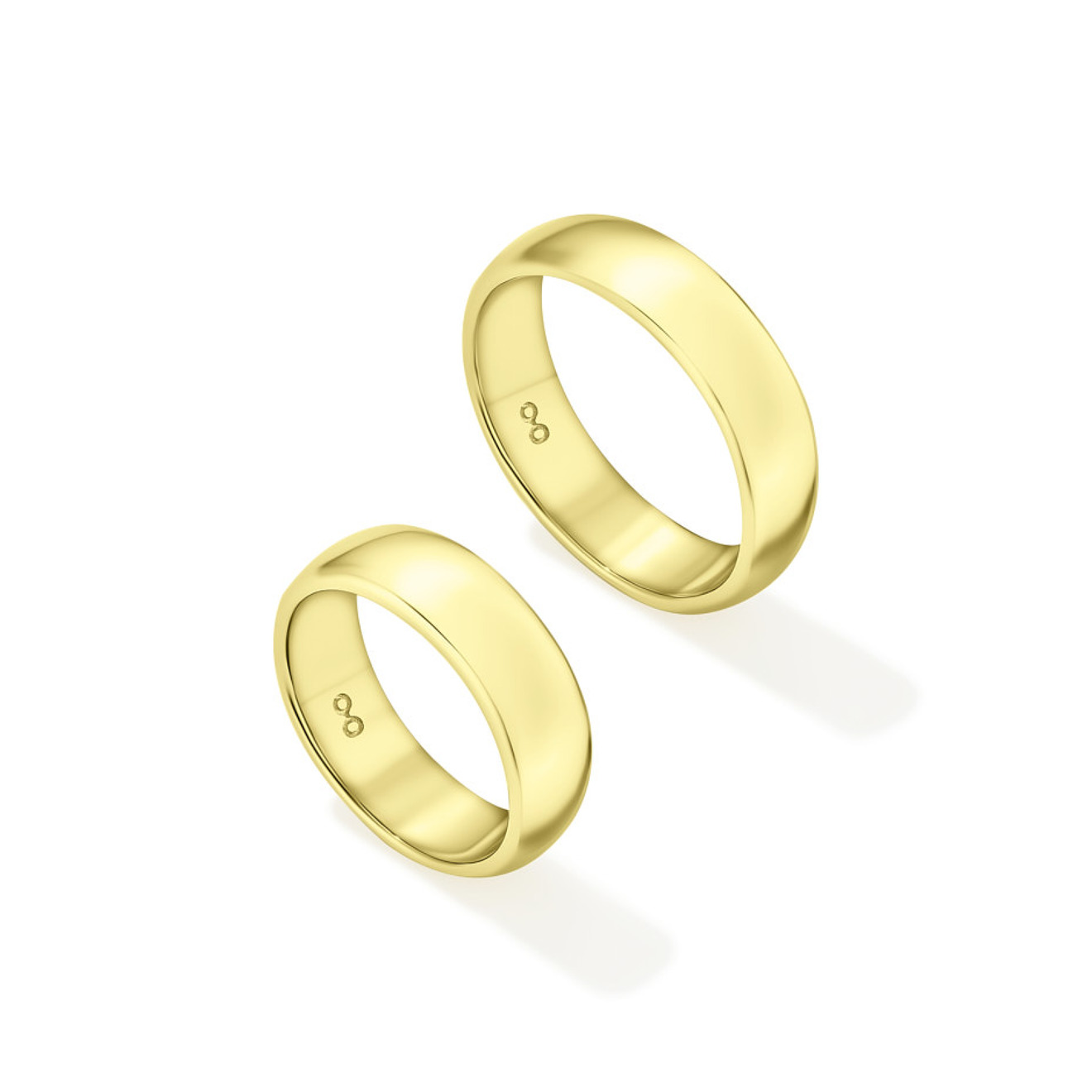 Avgvst Фламандское среднее кольцо из лимонного золота avgvst кольцо арка среднее из белого золота