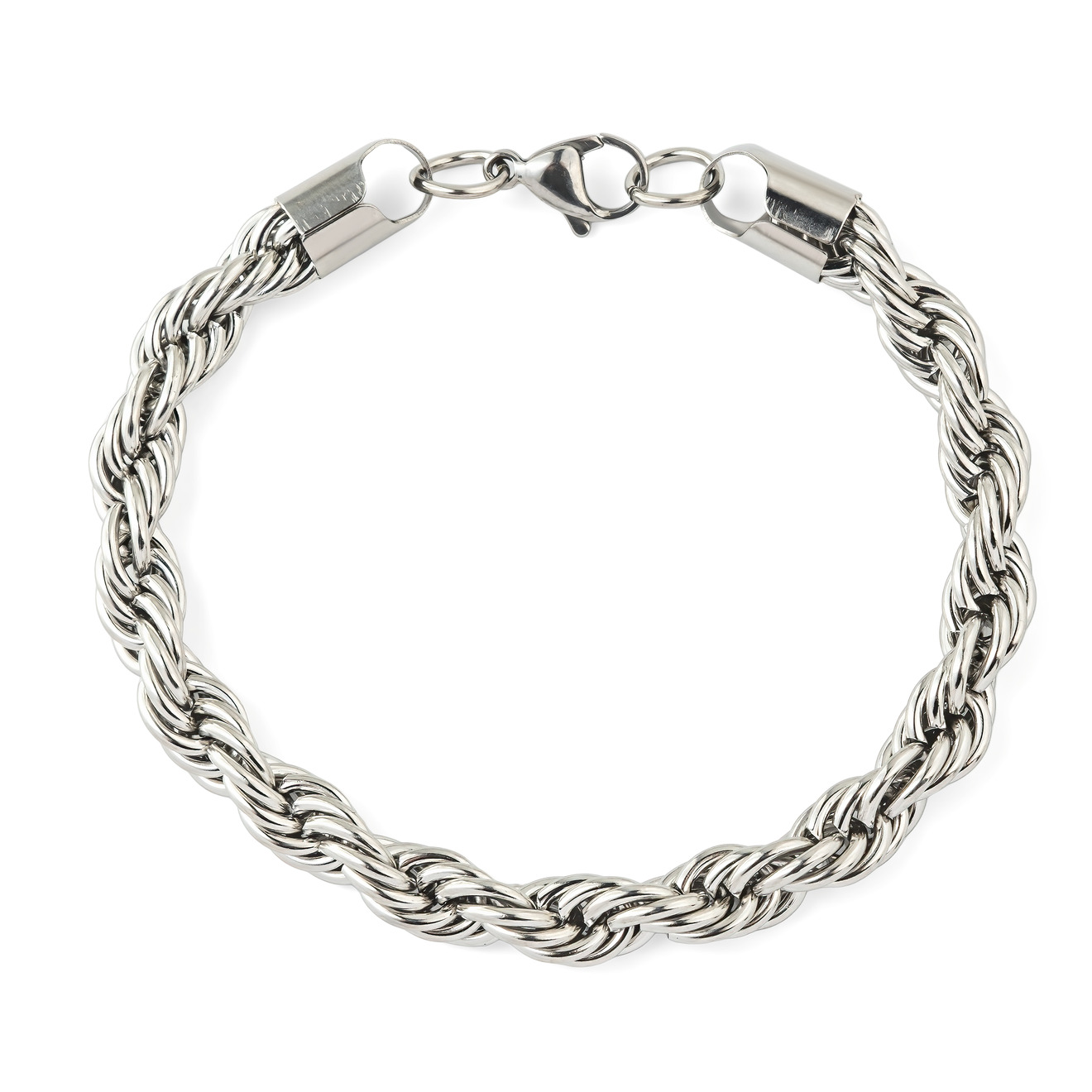 Hand Around Стальной переплетеный браслет