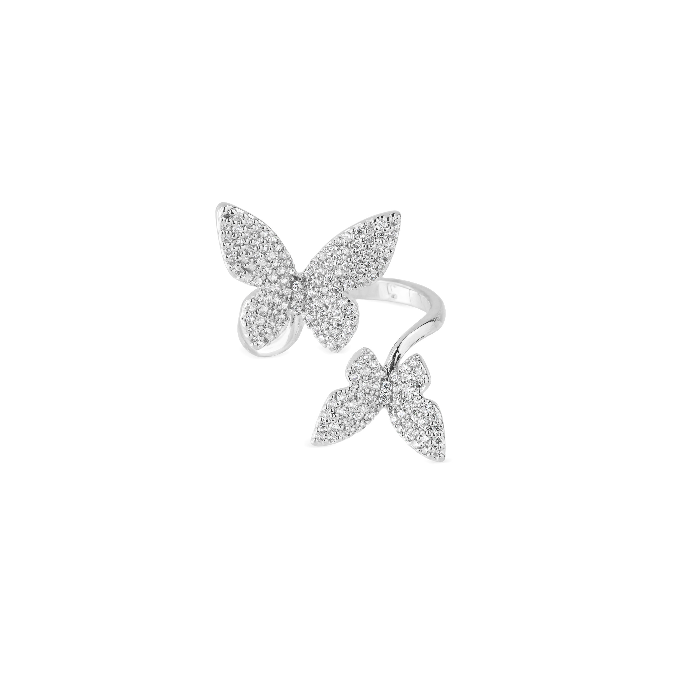 Silver Butterfly Ring