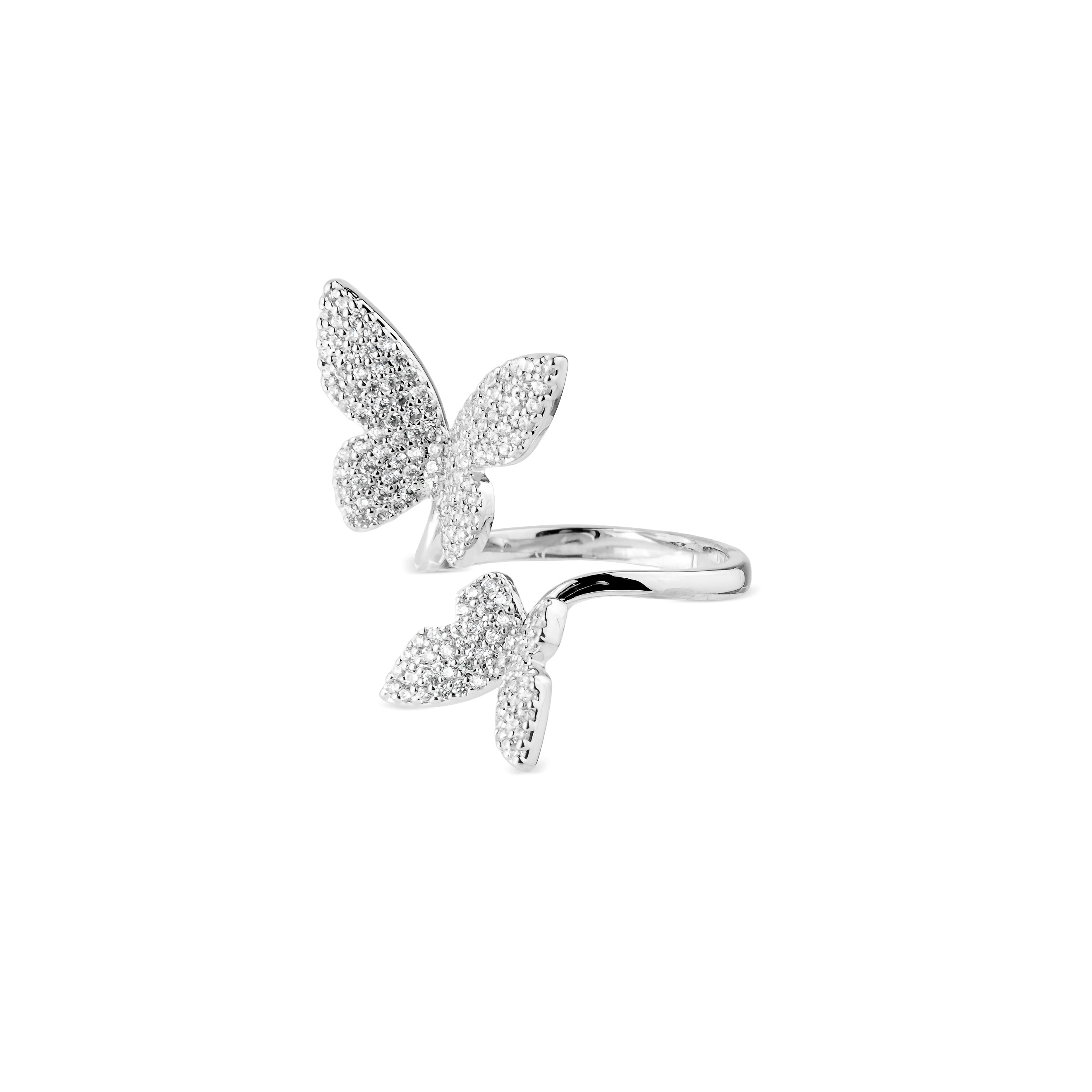 Silver Butterfly Ring