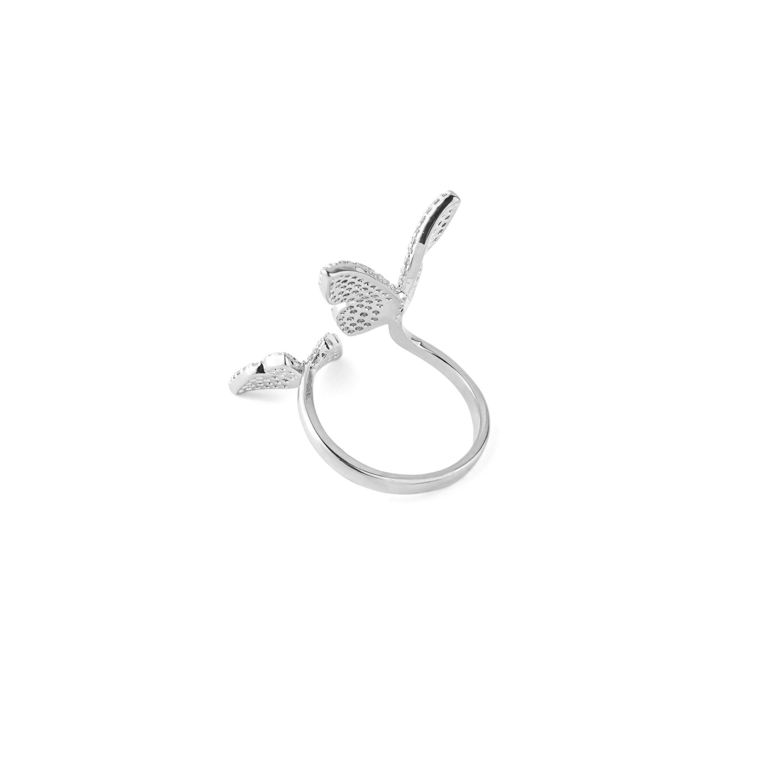 Silver Butterfly Ring