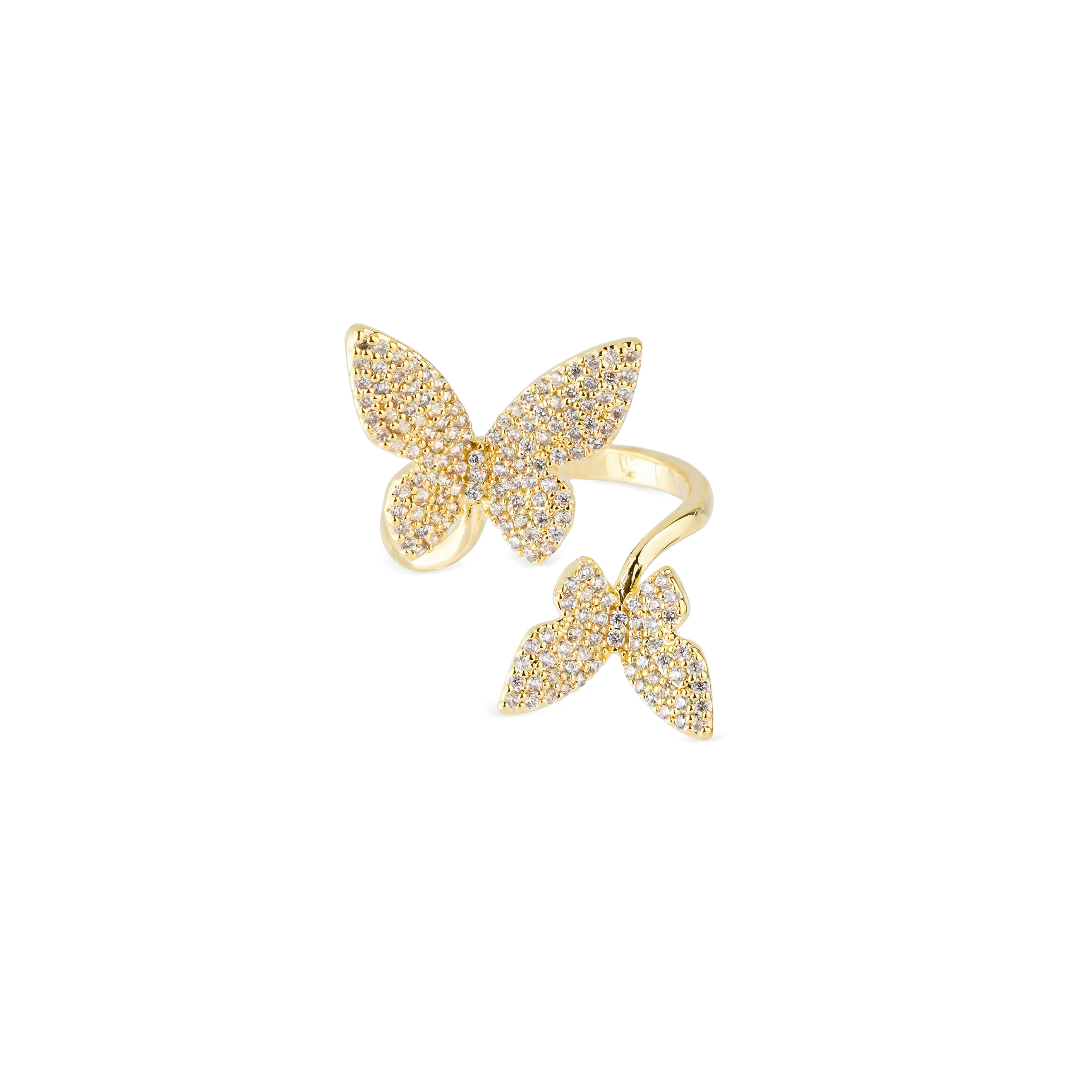 Golden Butterfly Ring