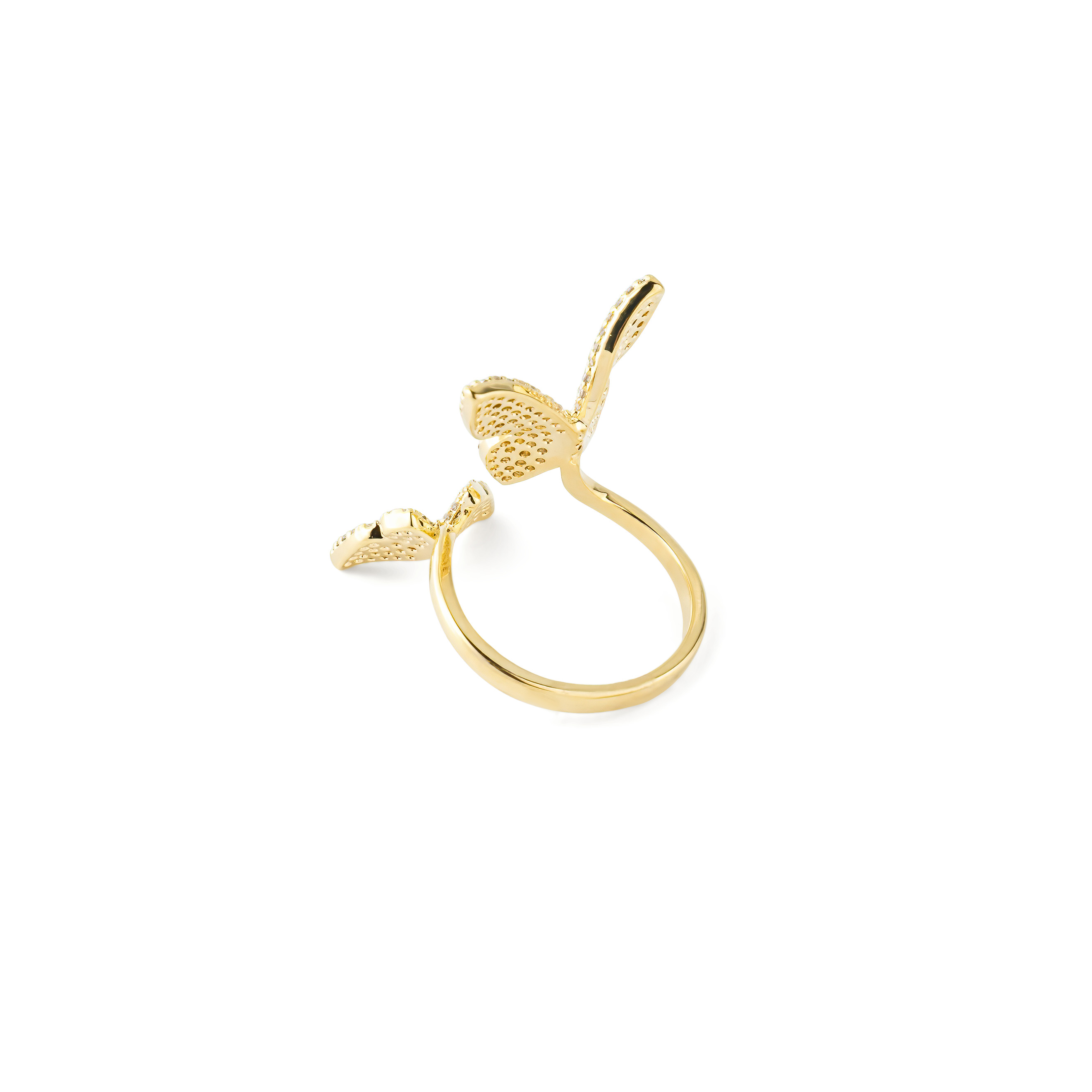 Golden Butterfly Ring