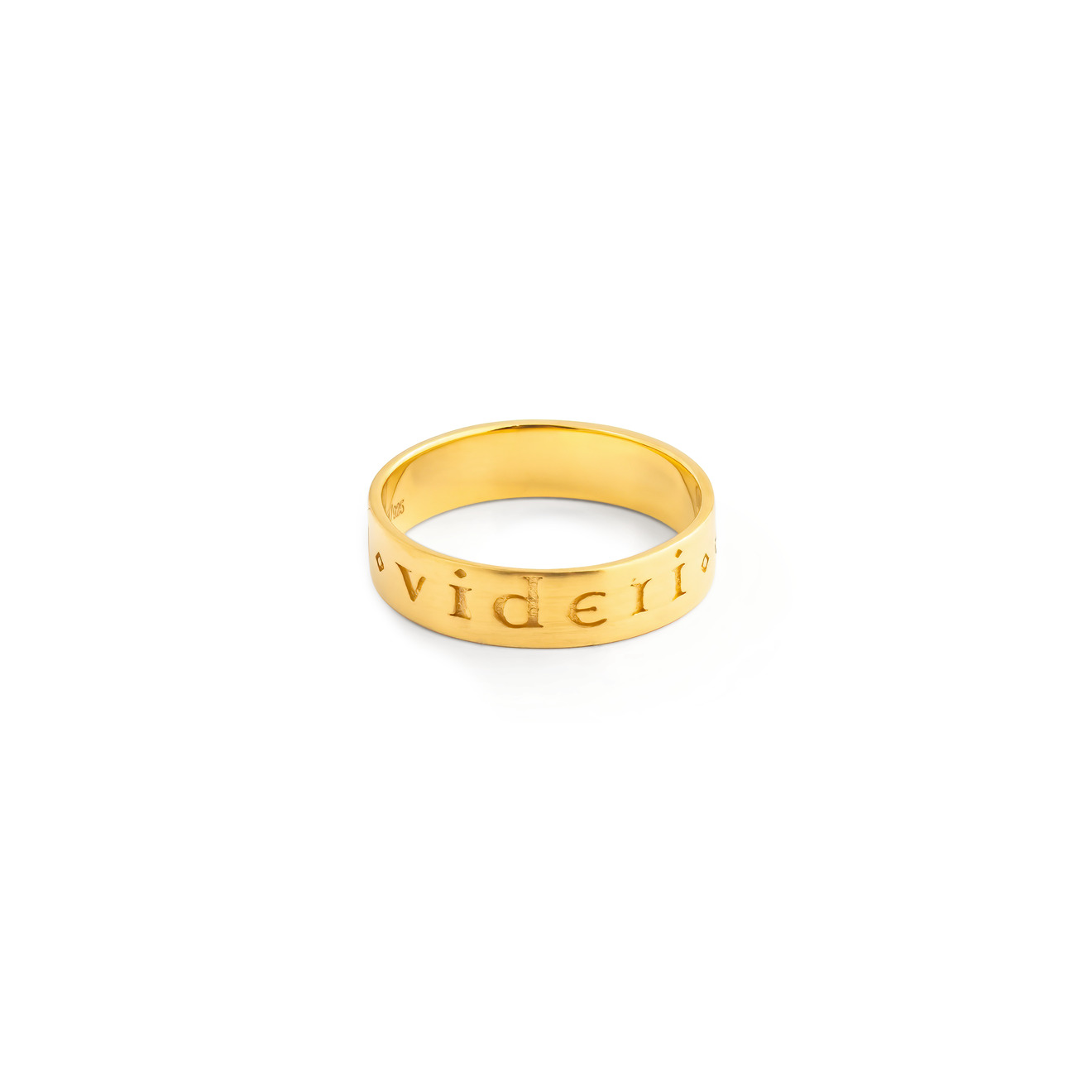 11 Jewellery Позолоченное кольцо Credo «Быть, а не казаться»