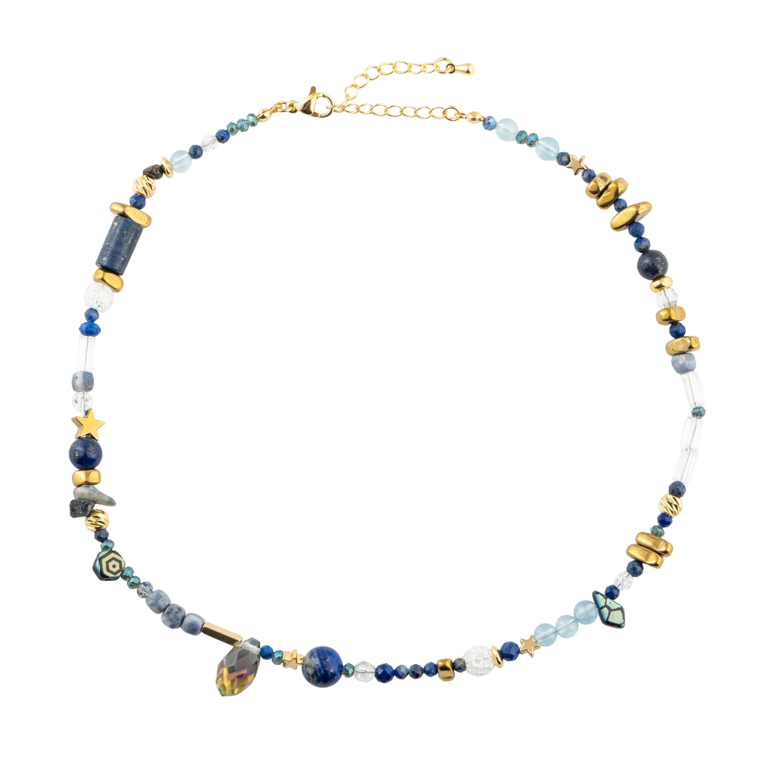 choker "Starry night of Van Gogh"
