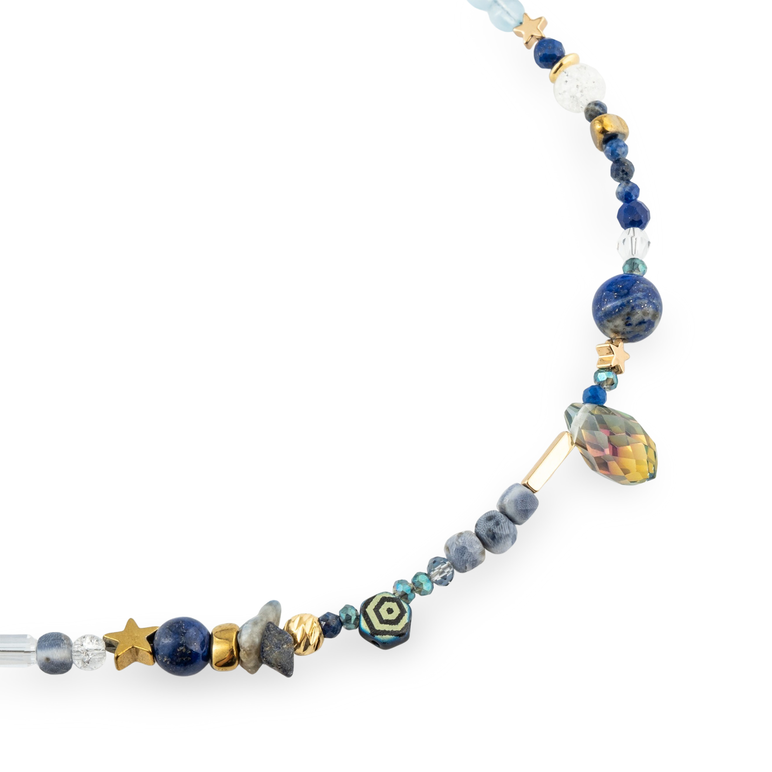 choker "Starry night of Van Gogh"