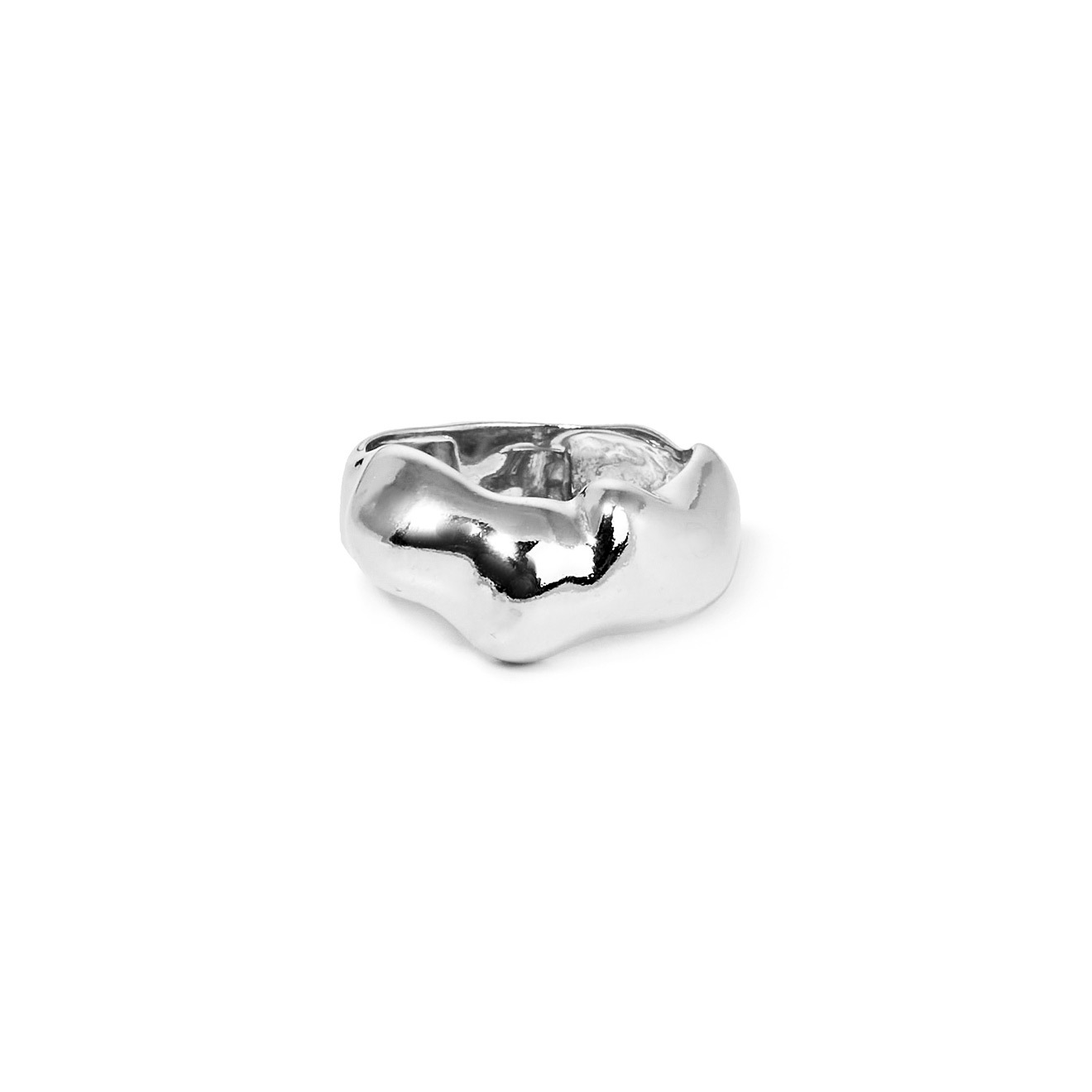 Mineral Weather Серебряное форменное кольцо