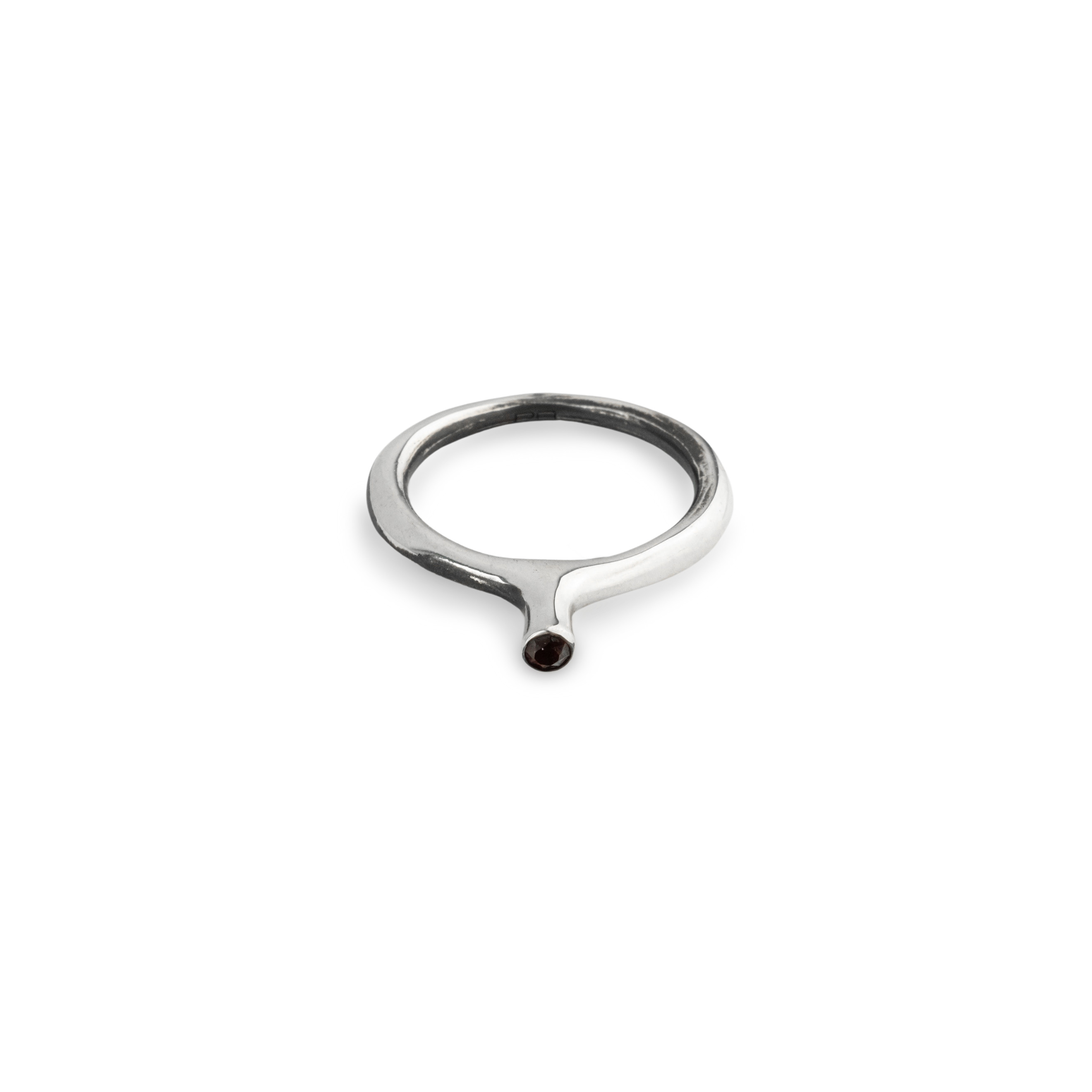 Кольцо Echo Micro Drop из серебра